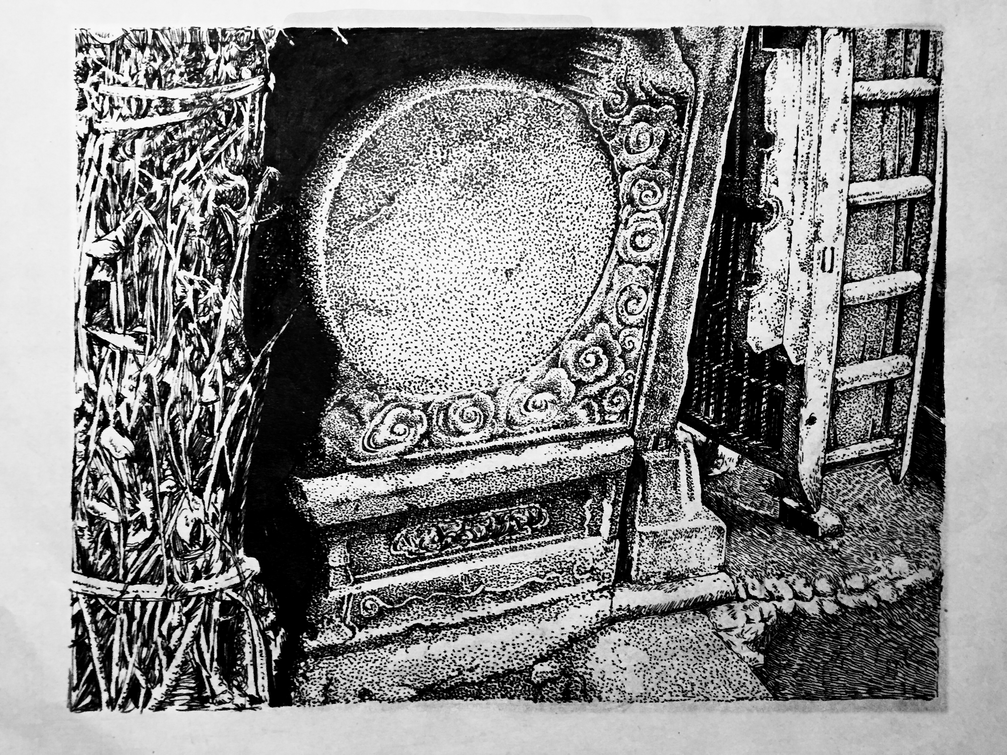 Pen drawing，sketch，Ubee ，marker pen，