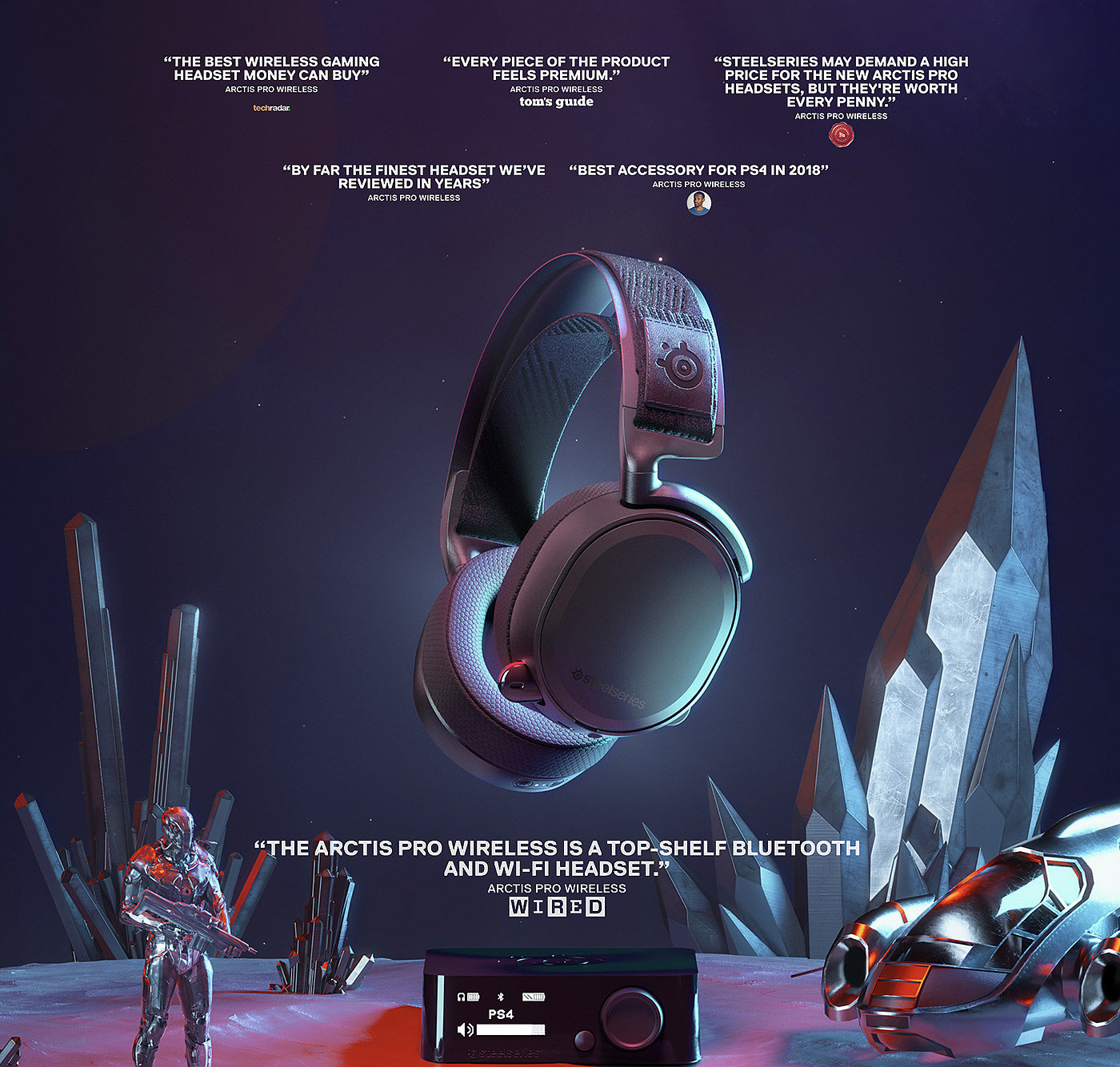 headset，Intelligent products，Digital，SteelSeries Arctic，