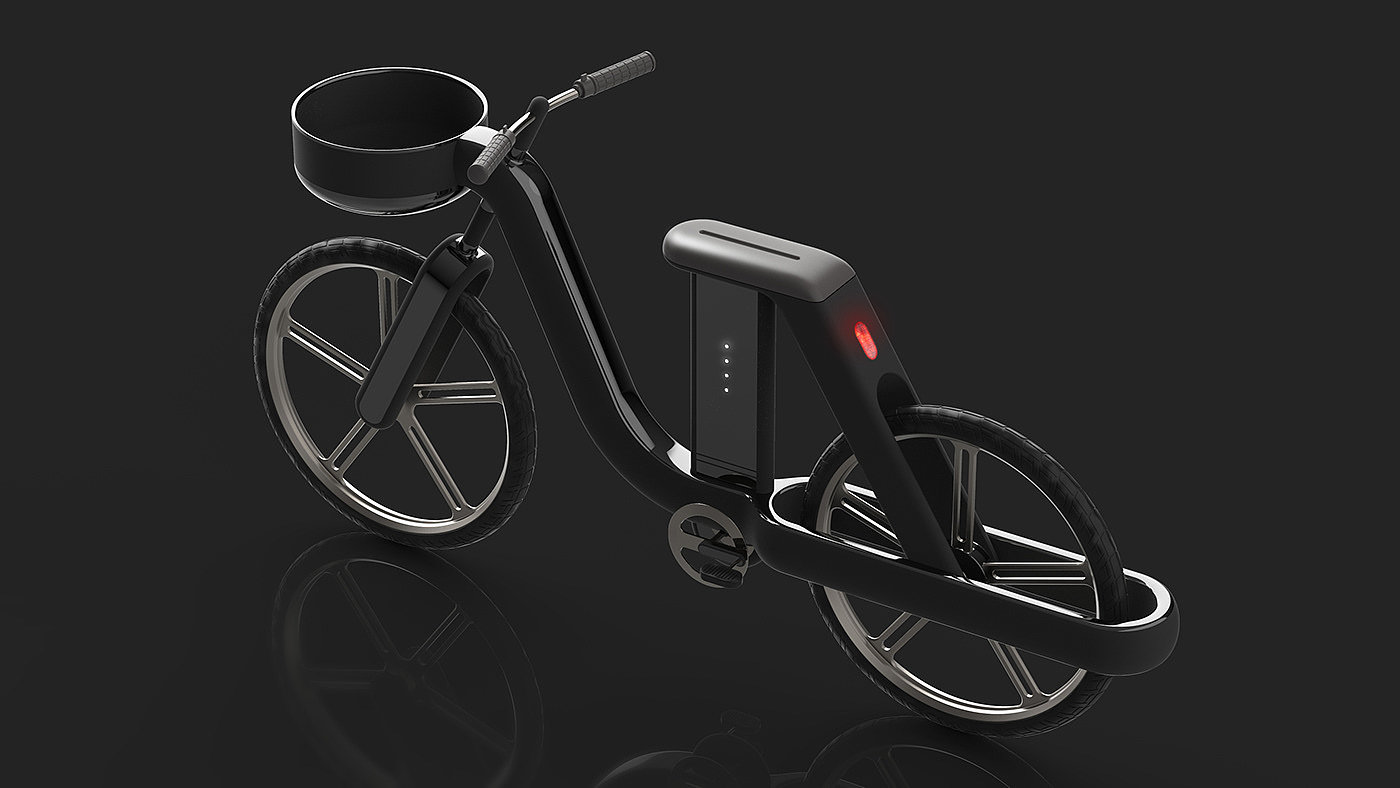 One Line，Bicycle，vehicle，industrial design，