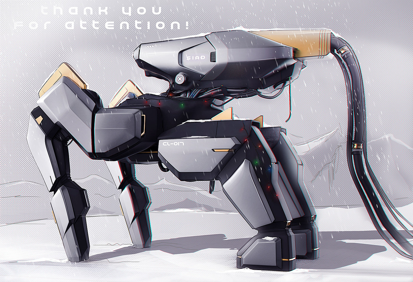 robot，sketch，Chlorine，