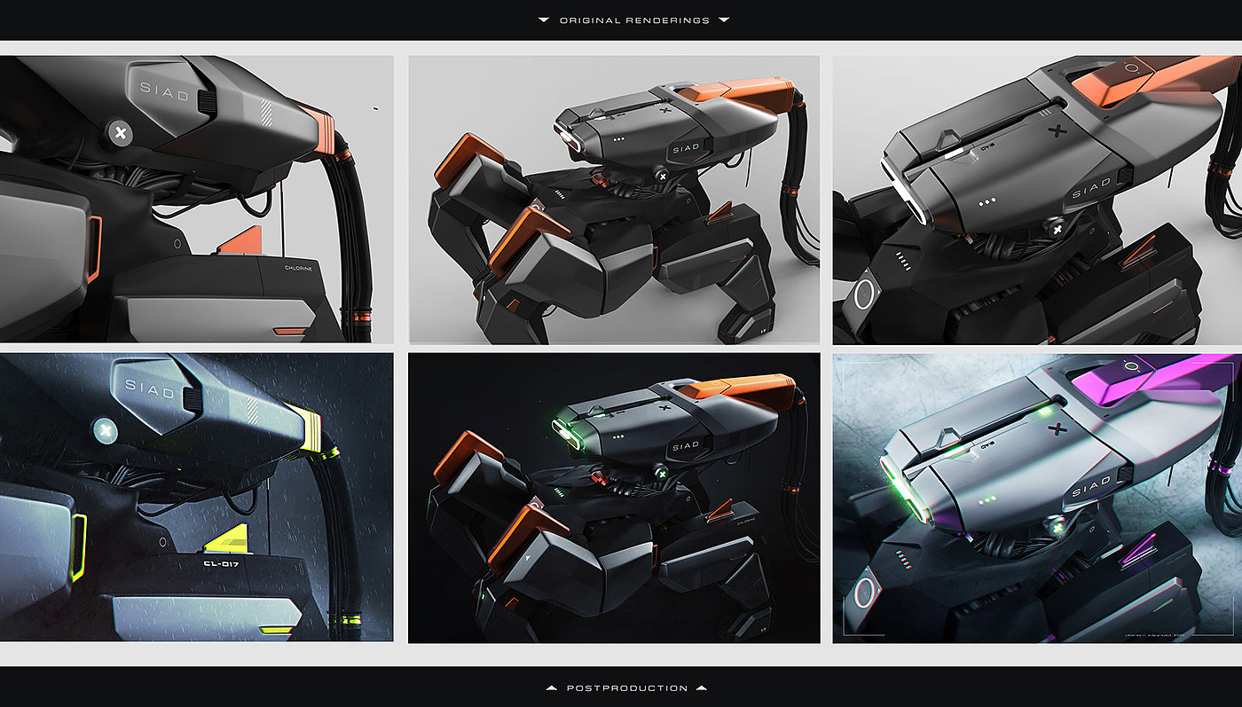 robot，sketch，Chlorine，