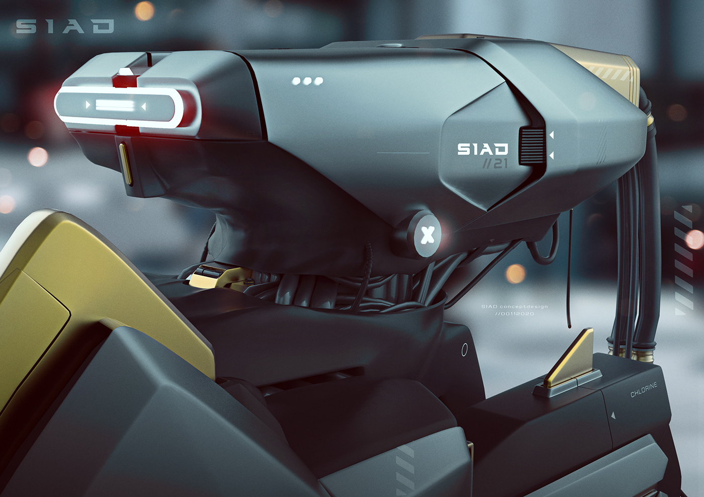 robot，sketch，Chlorine，