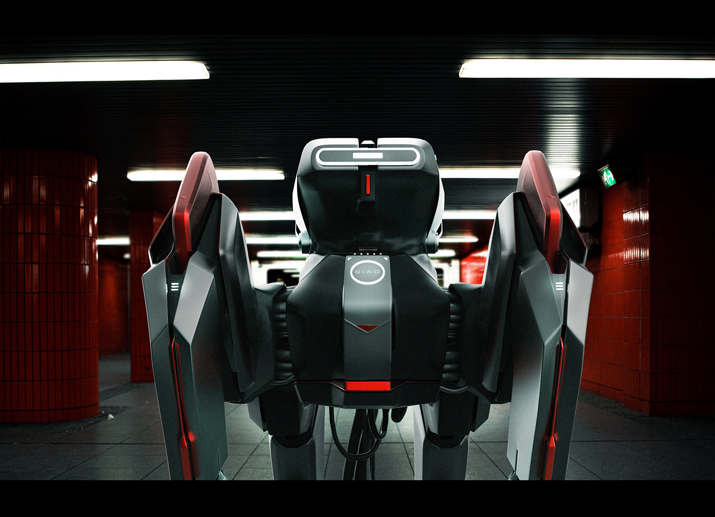 robot，sketch，Chlorine，