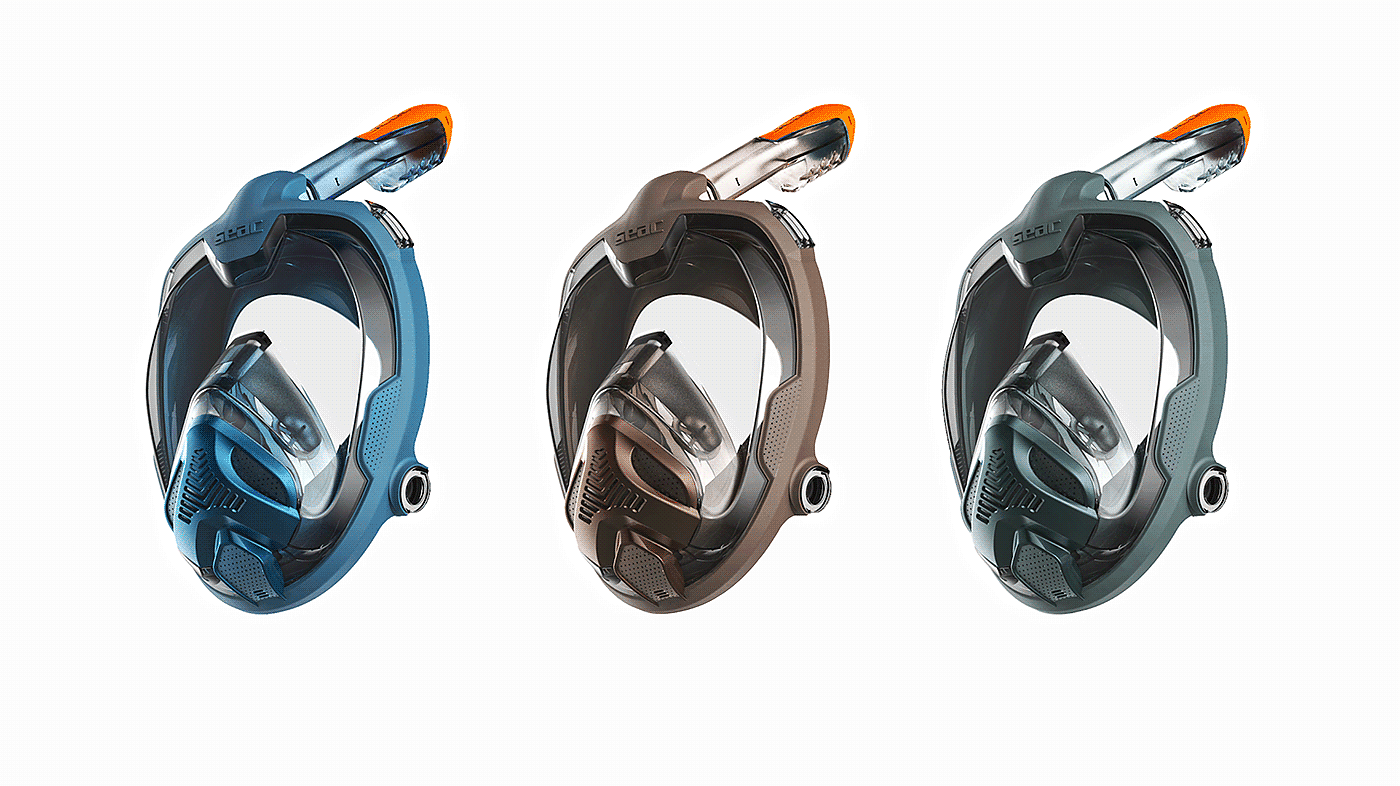 diving，Full face mask，Seal drying，