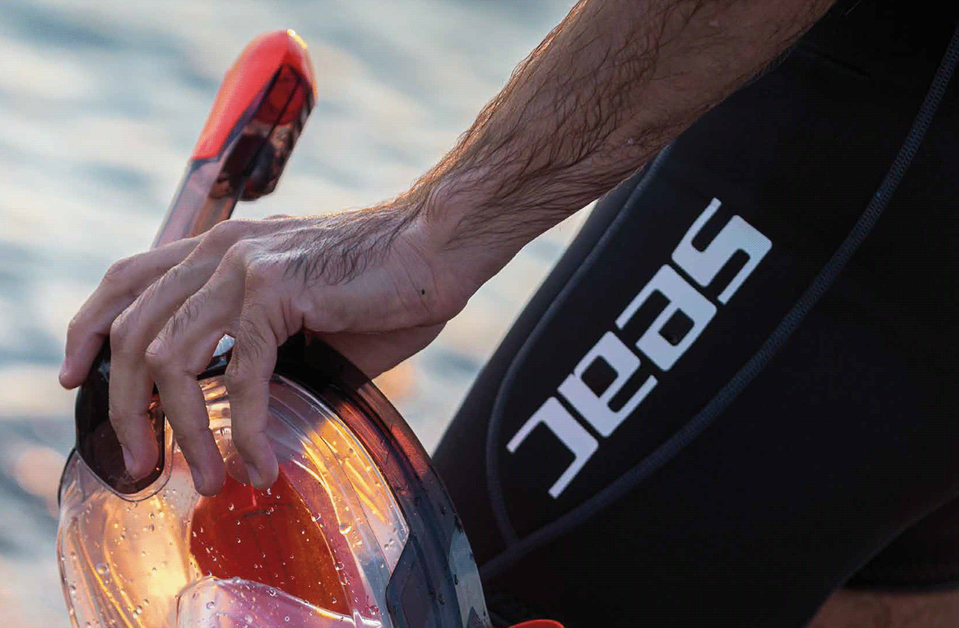 diving，Full face mask，Seal drying，