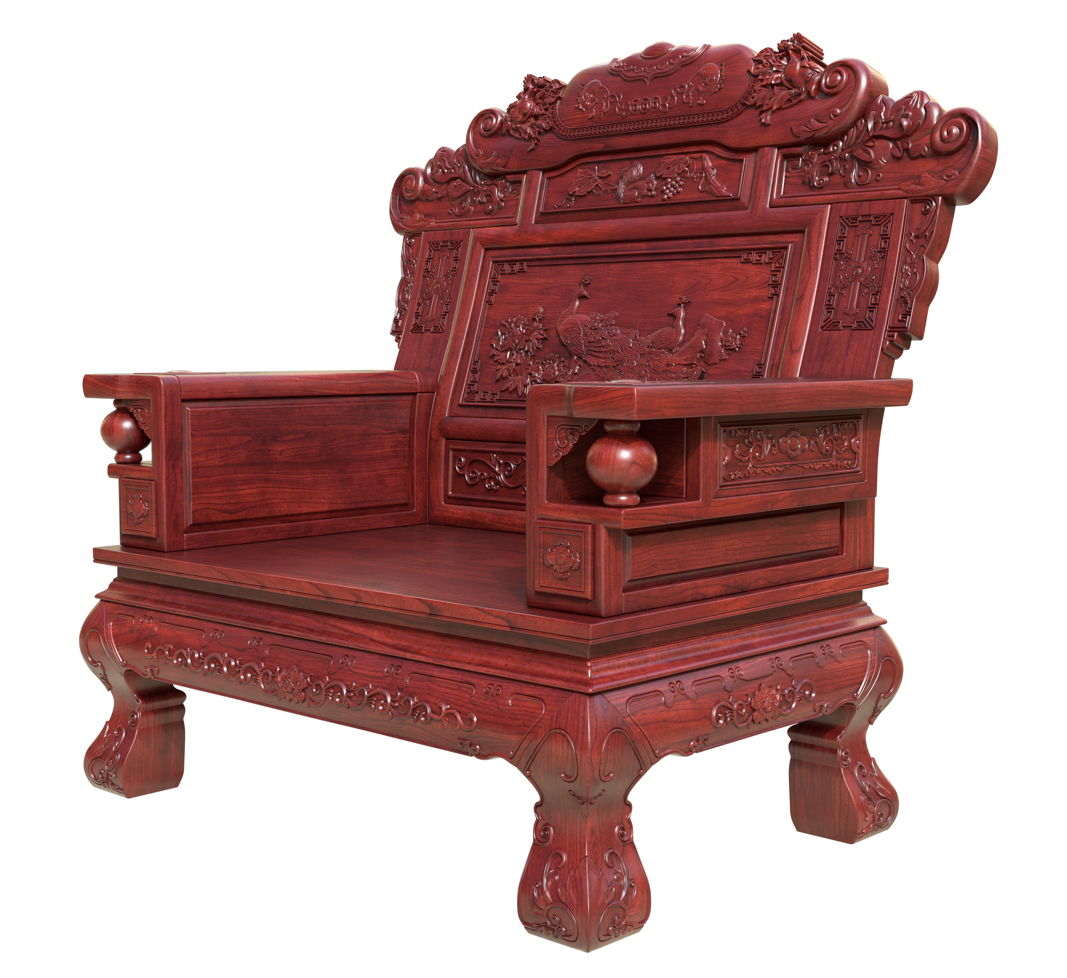 Chinese furniture，Chinese carved furniture，Mahogany furniture，Classical furniture，Rosewood，Furniture modeling tutorial，3dsmax，Antique Valley fragrance，