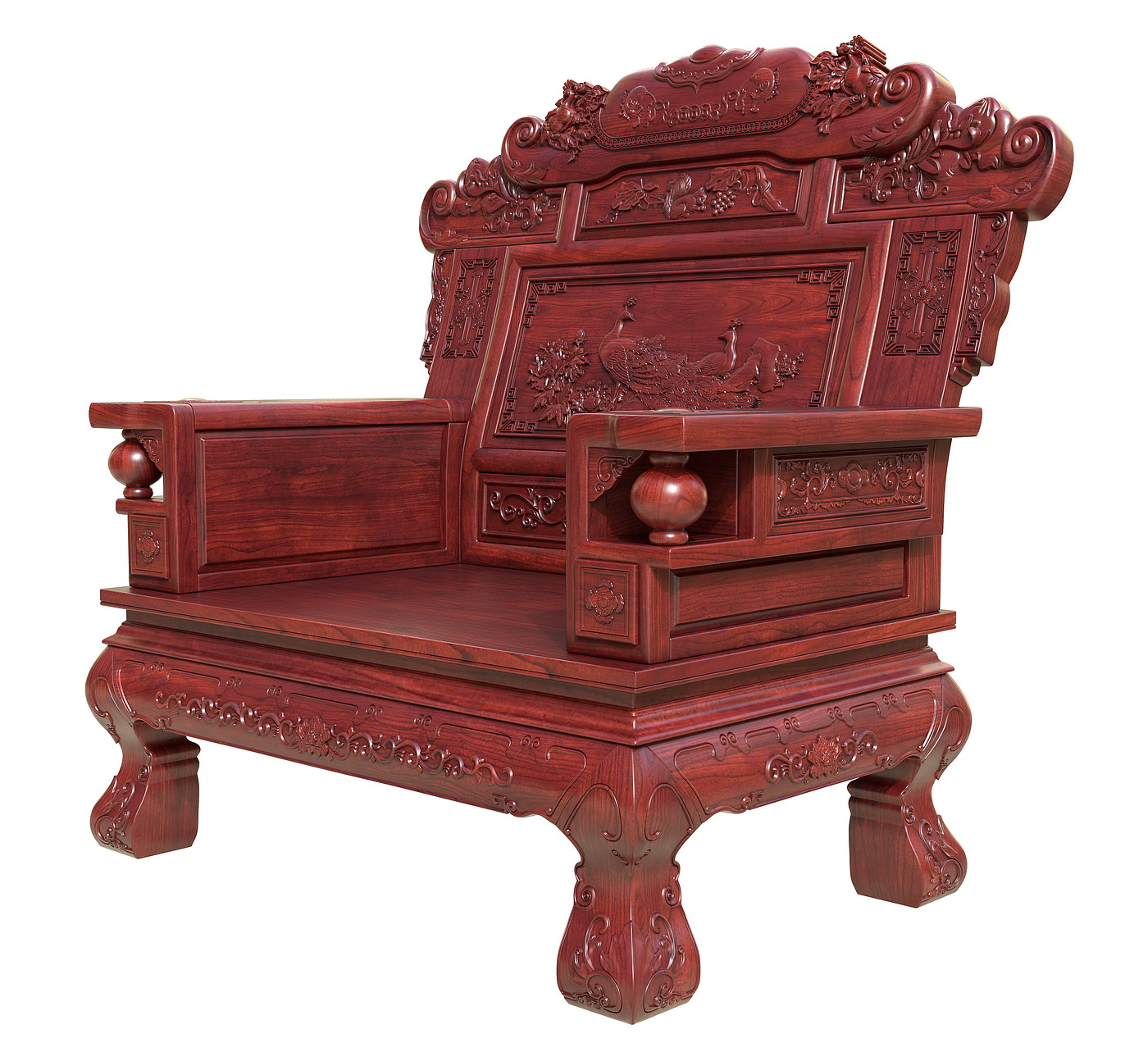 Chinese furniture，Chinese carved furniture，Mahogany furniture，Classical furniture，Rosewood，Furniture modeling tutorial，3dsmax，Antique Valley fragrance，