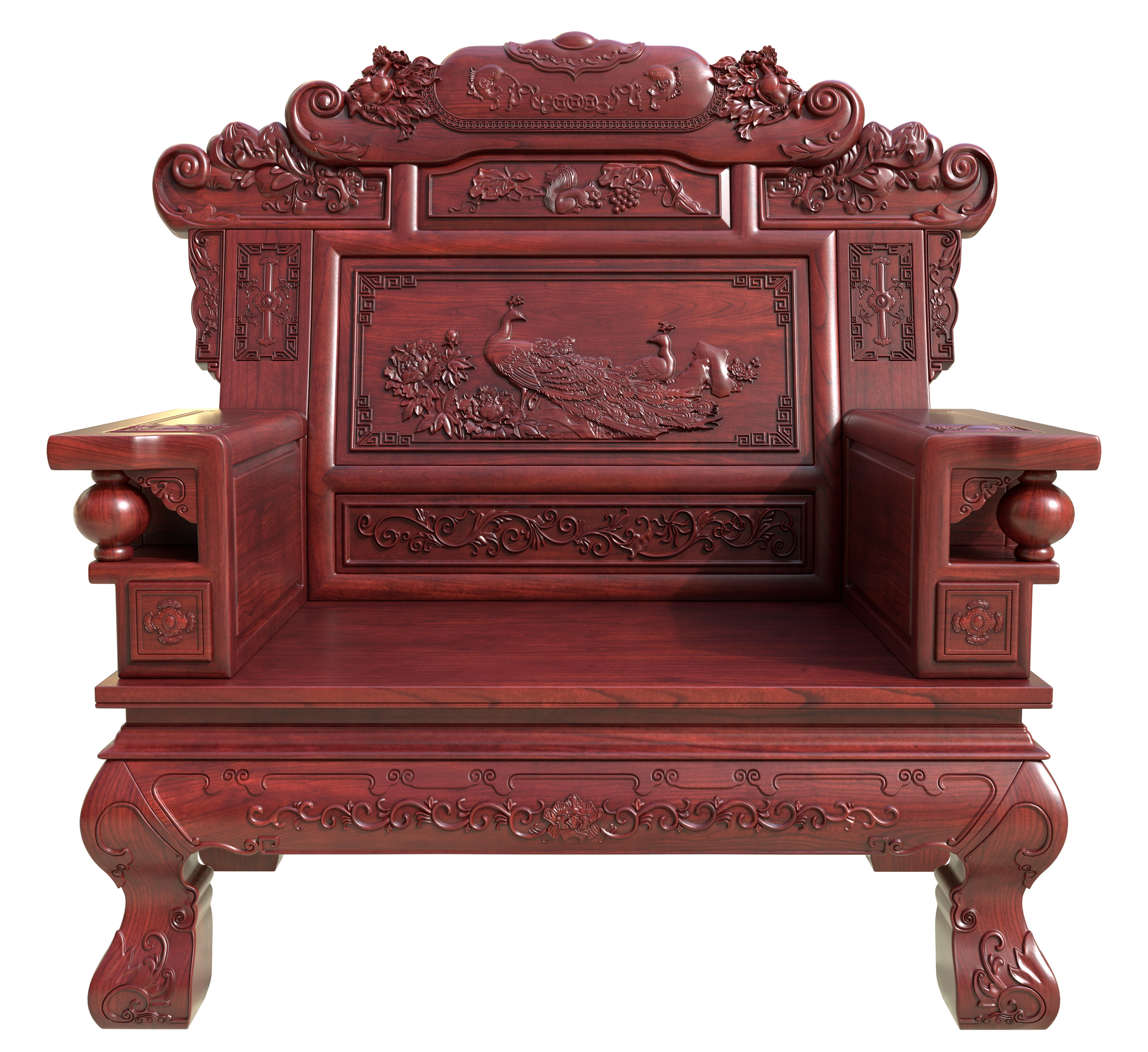 Chinese furniture，Chinese carved furniture，Mahogany furniture，Classical furniture，Rosewood，Furniture modeling tutorial，3dsmax，Antique Valley fragrance，