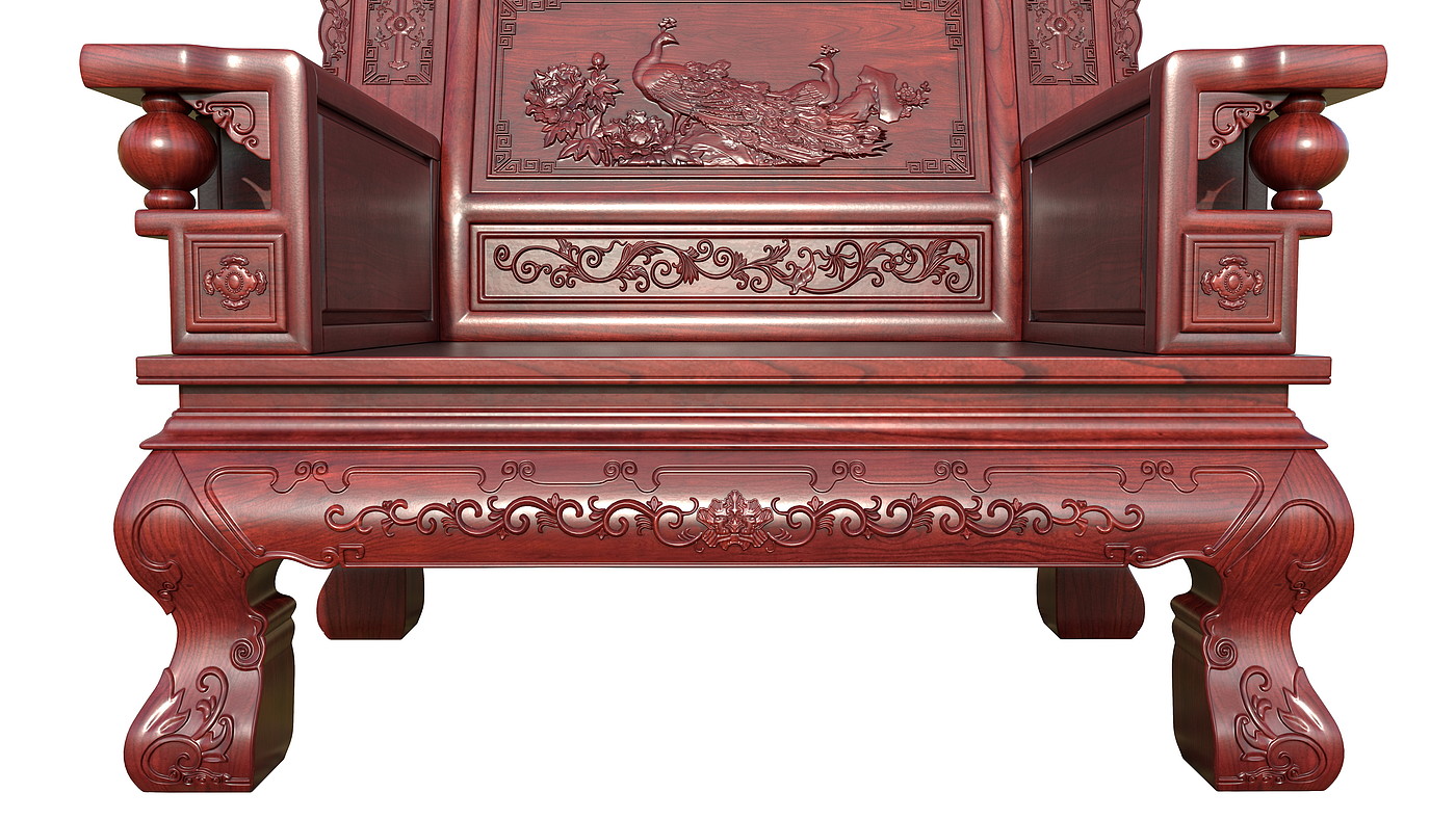 Chinese furniture，Chinese carved furniture，Mahogany furniture，Classical furniture，Rosewood，Furniture modeling tutorial，3dsmax，Antique Valley fragrance，