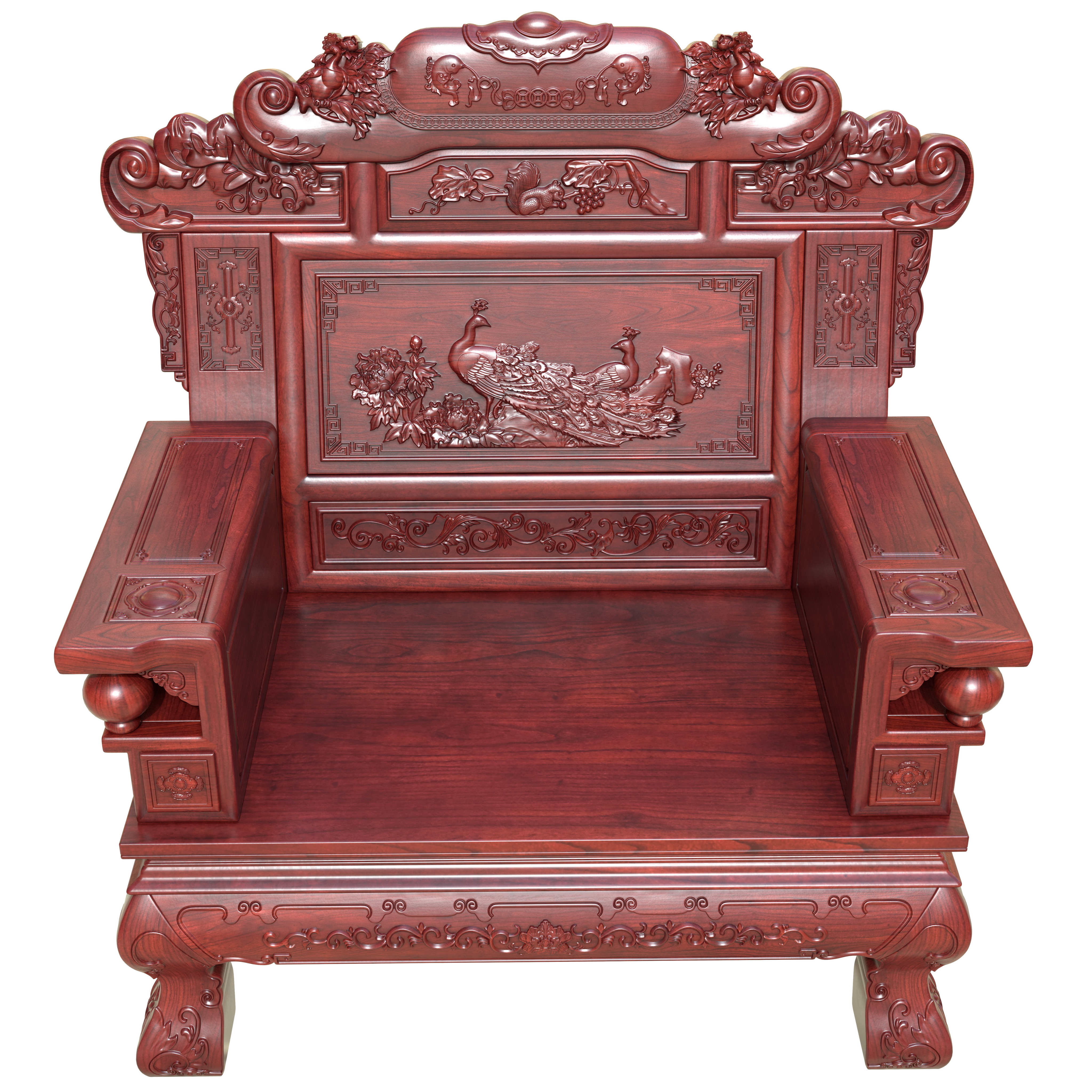 Chinese furniture，Chinese carved furniture，Mahogany furniture，Classical furniture，Rosewood，Furniture modeling tutorial，3dsmax，Antique Valley fragrance，