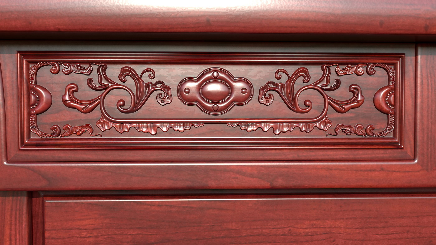 Chinese furniture，Chinese carved furniture，Mahogany furniture，Classical furniture，Rosewood，Furniture modeling tutorial，3dsmax，Antique Valley fragrance，