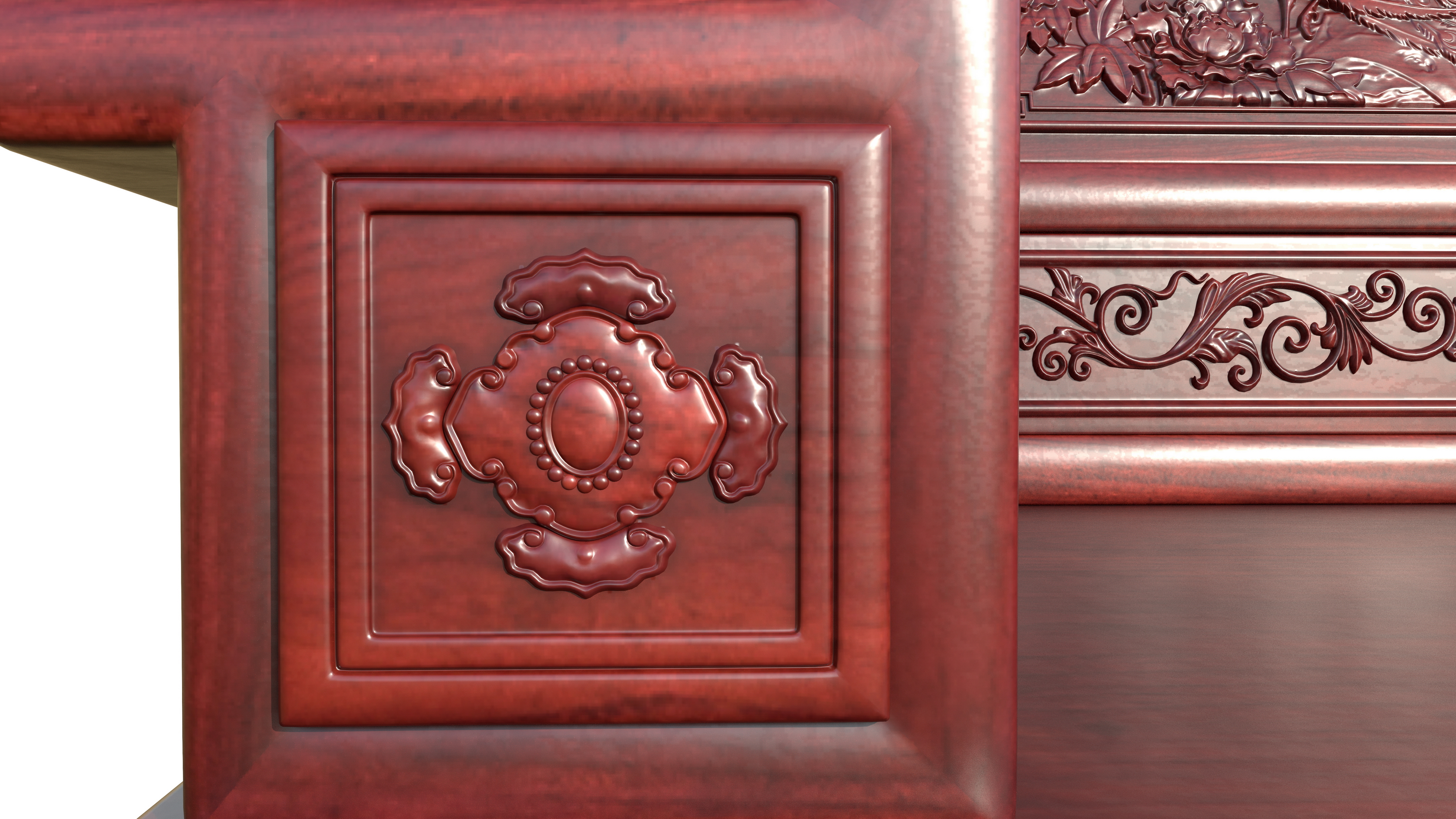 Chinese furniture，Chinese carved furniture，Mahogany furniture，Classical furniture，Rosewood，Furniture modeling tutorial，3dsmax，Antique Valley fragrance，