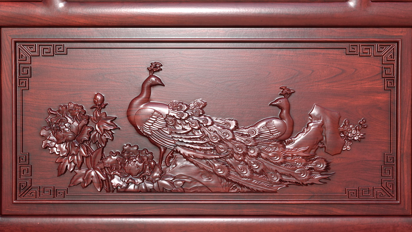 Chinese furniture，Chinese carved furniture，Mahogany furniture，Classical furniture，Rosewood，Furniture modeling tutorial，3dsmax，Antique Valley fragrance，