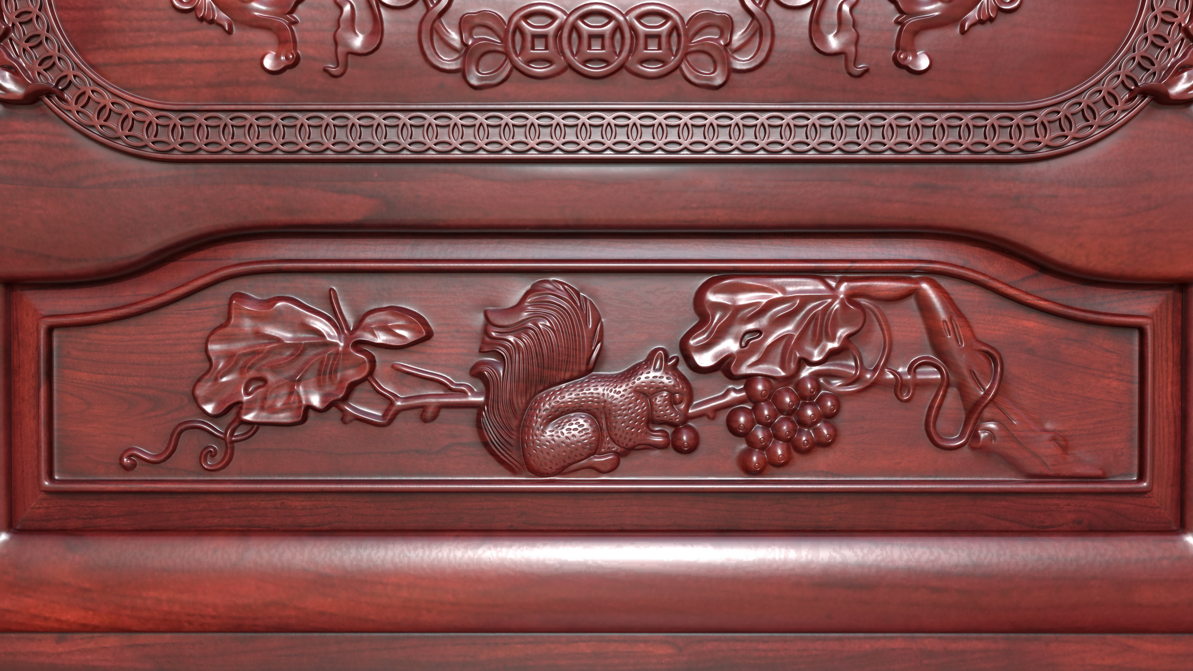 Chinese furniture，Chinese carved furniture，Mahogany furniture，Classical furniture，Rosewood，Furniture modeling tutorial，3dsmax，Antique Valley fragrance，