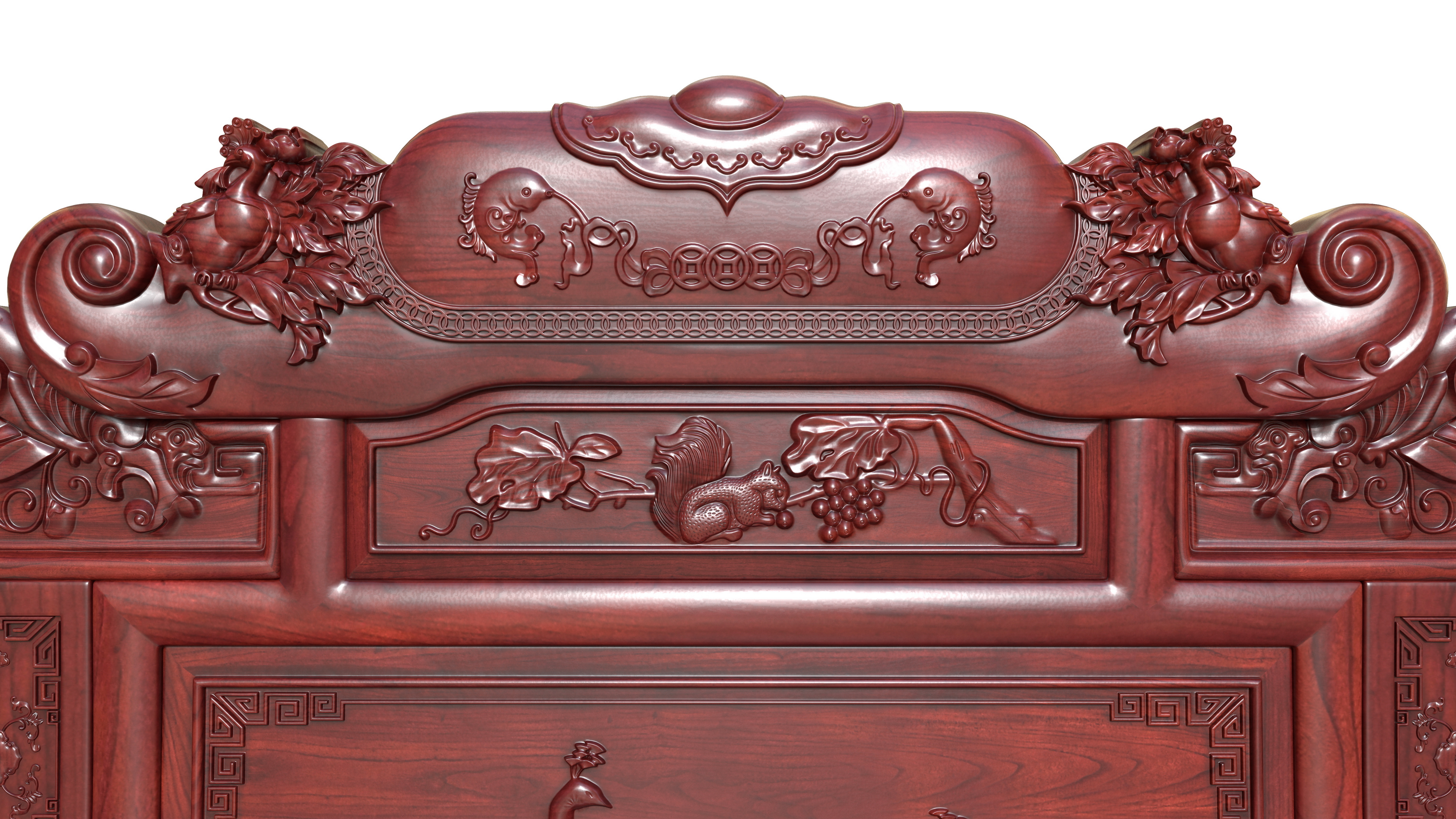 Chinese furniture，Chinese carved furniture，Mahogany furniture，Classical furniture，Rosewood，Furniture modeling tutorial，3dsmax，Antique Valley fragrance，