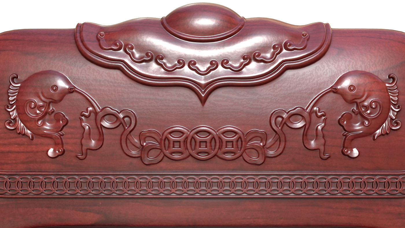 Chinese furniture，Chinese carved furniture，Mahogany furniture，Classical furniture，Rosewood，Furniture modeling tutorial，3dsmax，Antique Valley fragrance，