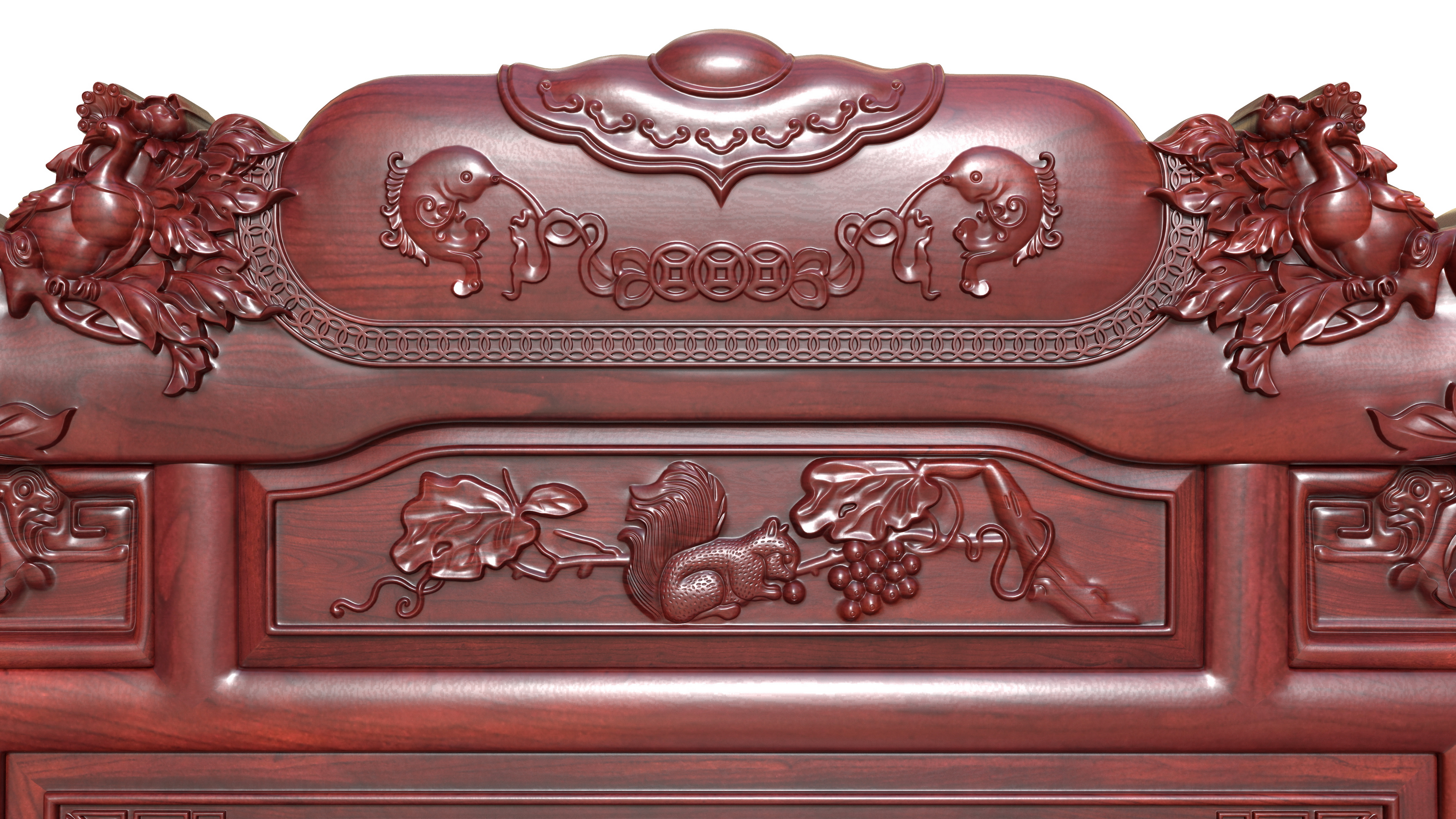 Chinese furniture，Chinese carved furniture，Mahogany furniture，Classical furniture，Rosewood，Furniture modeling tutorial，3dsmax，Antique Valley fragrance，