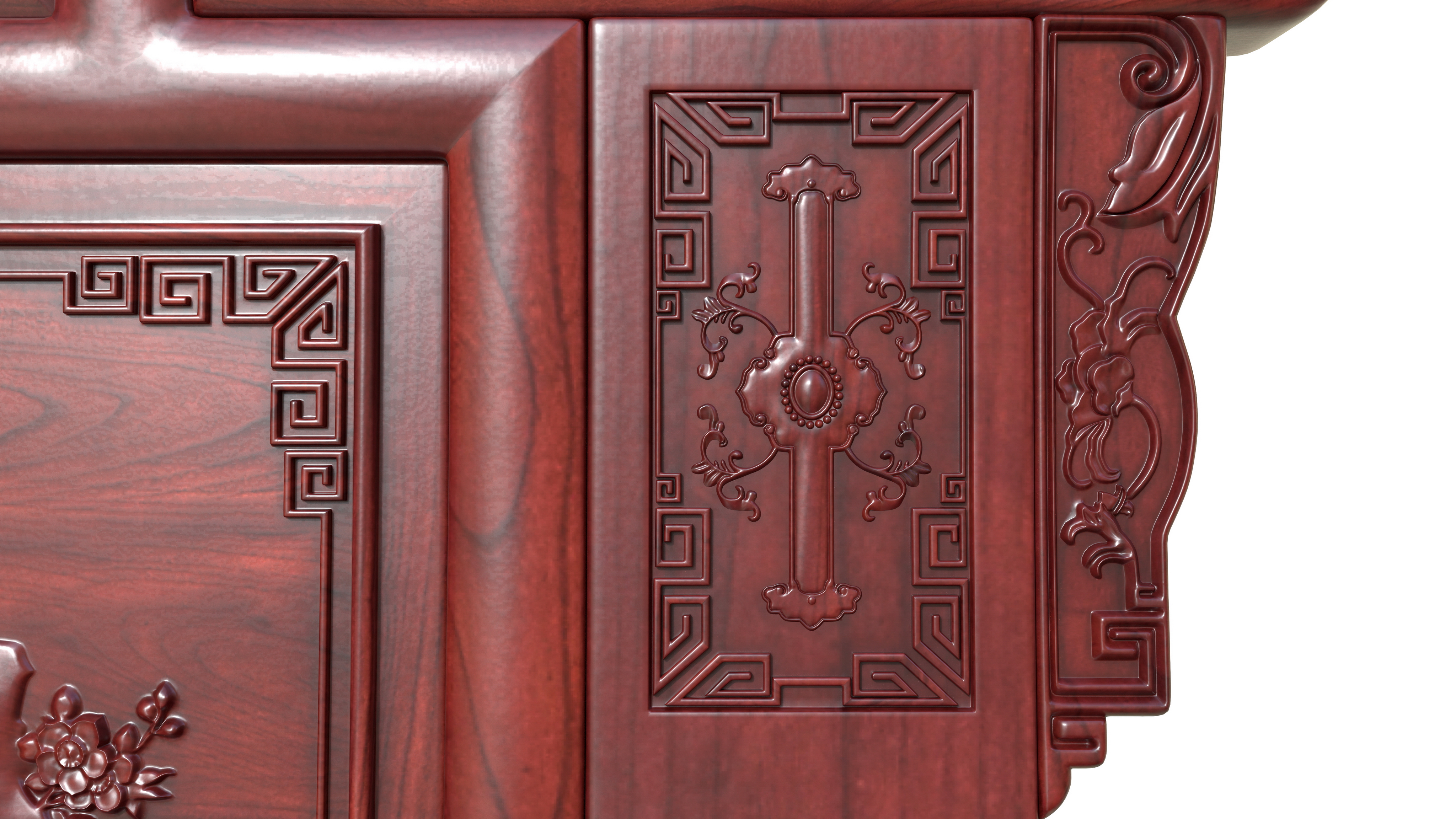 Chinese furniture，Chinese carved furniture，Mahogany furniture，Classical furniture，Rosewood，Furniture modeling tutorial，3dsmax，Antique Valley fragrance，