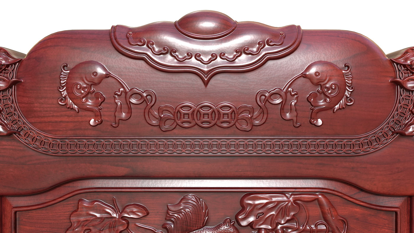 Chinese furniture，Chinese carved furniture，Mahogany furniture，Classical furniture，Rosewood，Furniture modeling tutorial，3dsmax，Antique Valley fragrance，