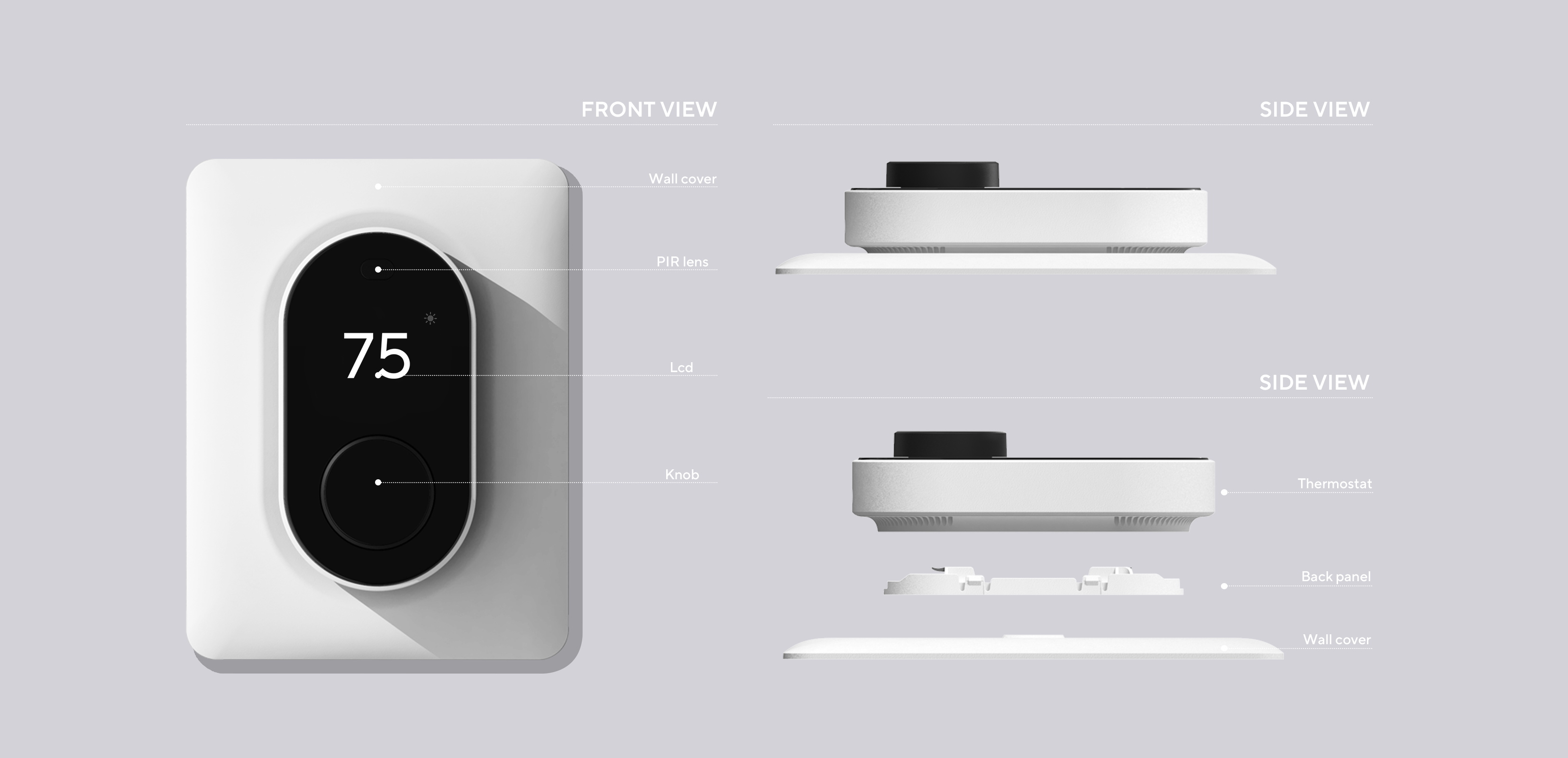Smart home，Thermostat，thermostat，switch，controller，knob，