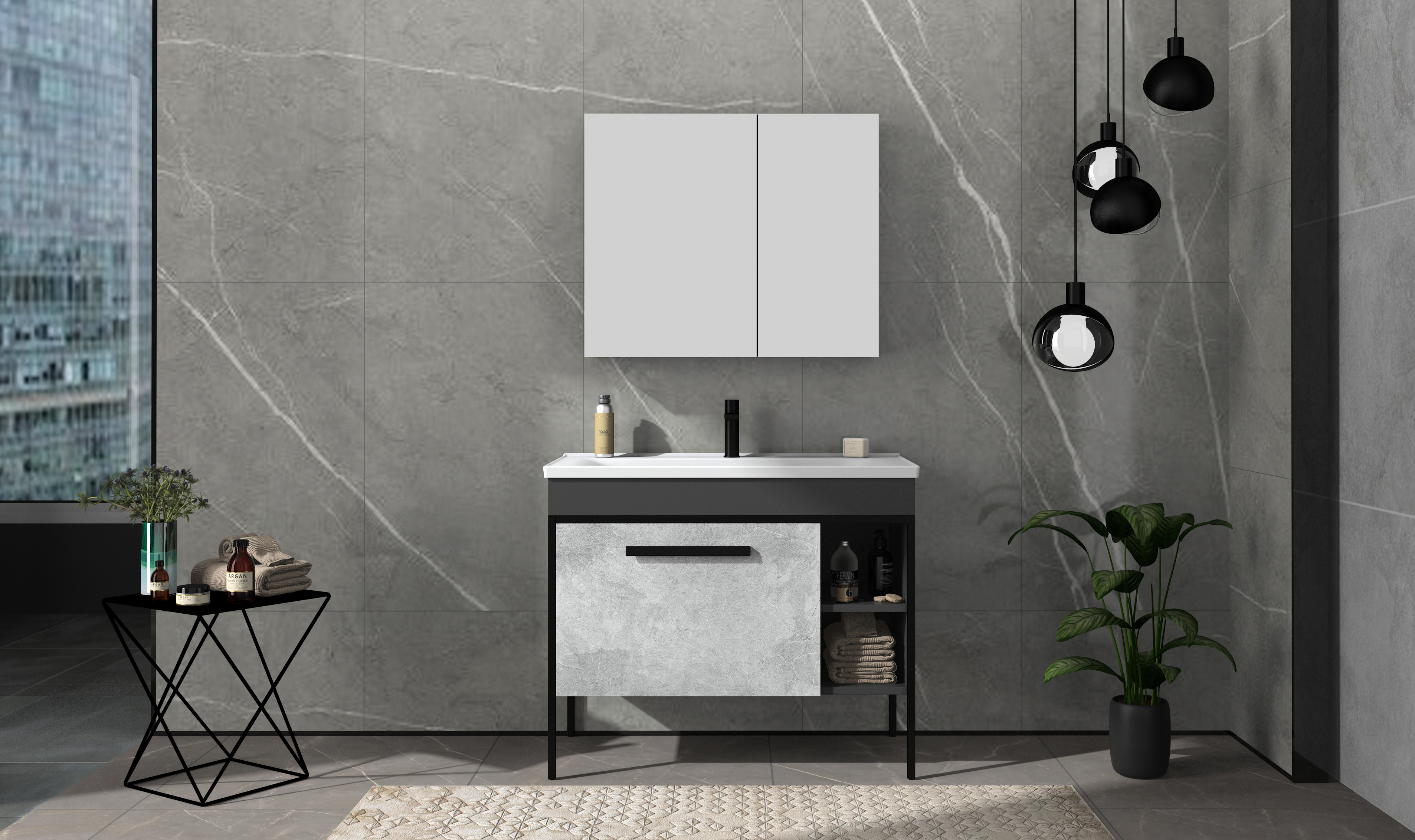 Modern and formal, minimalist and hierarchical，