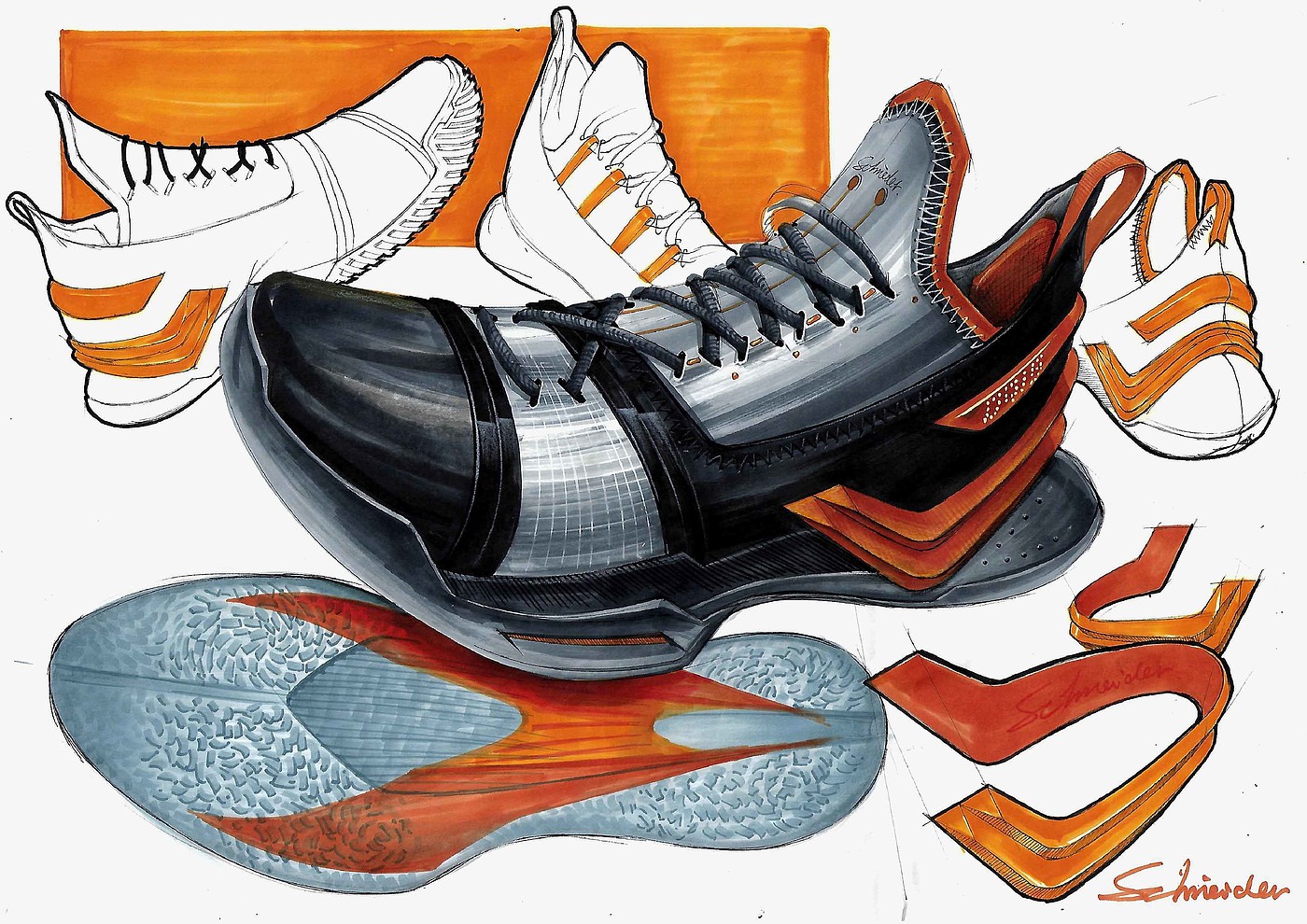 footwear design ，footwear，Footwear design，industrial design，