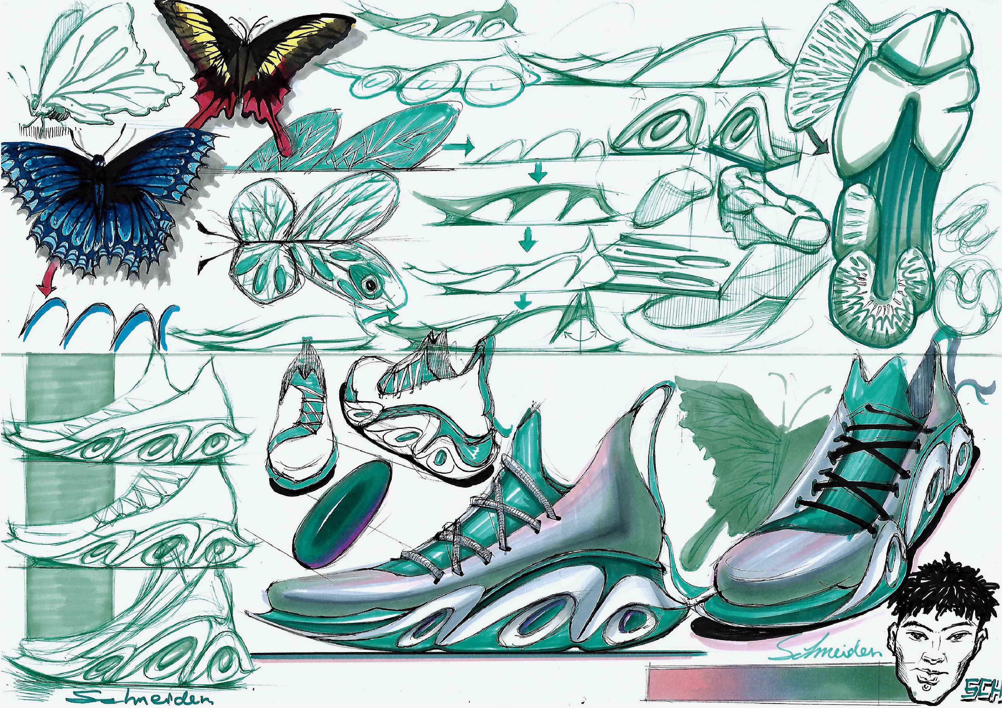 footwear design ，footwear，Footwear design，industrial design，