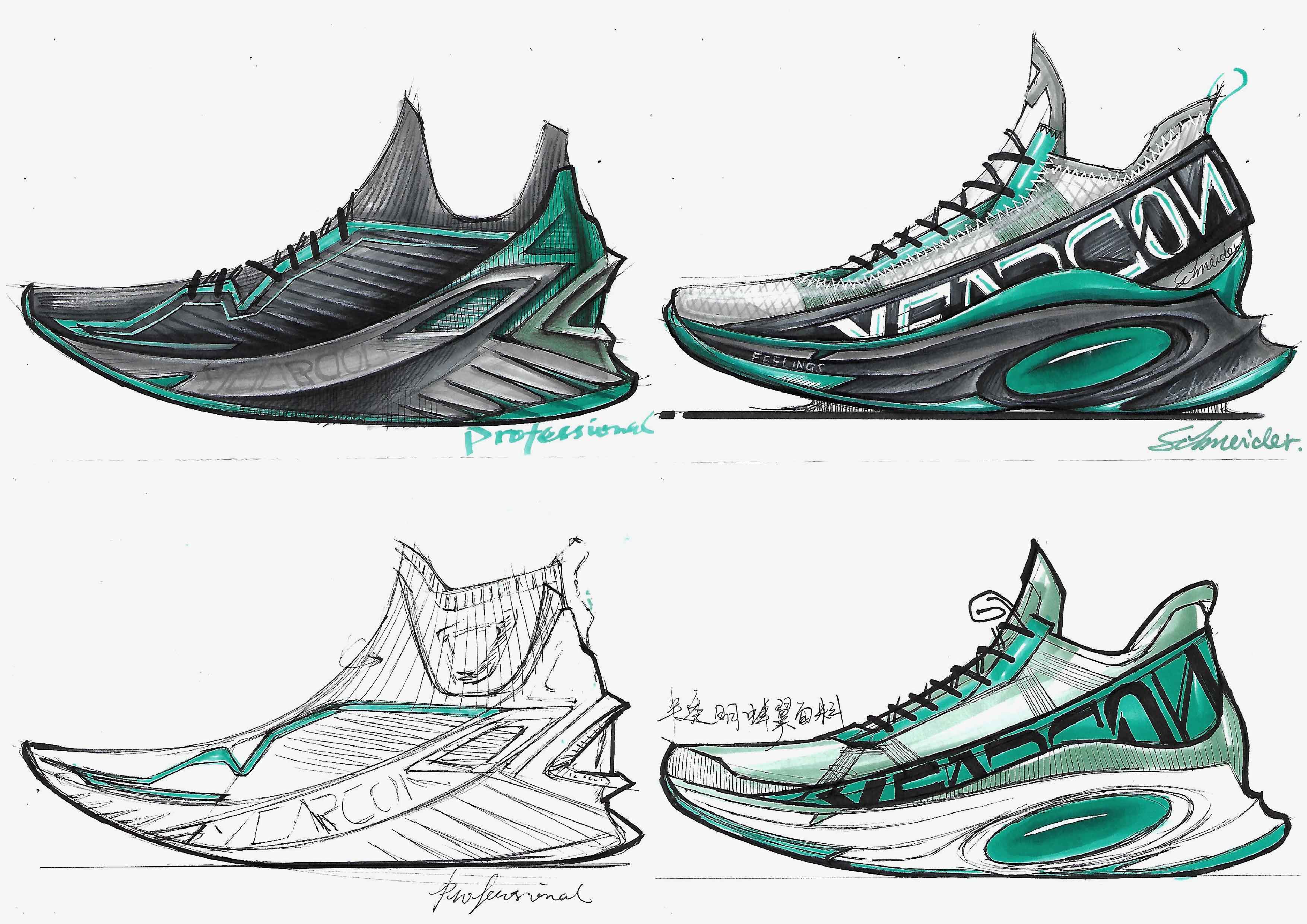 footwear design ，footwear，Footwear design，industrial design，