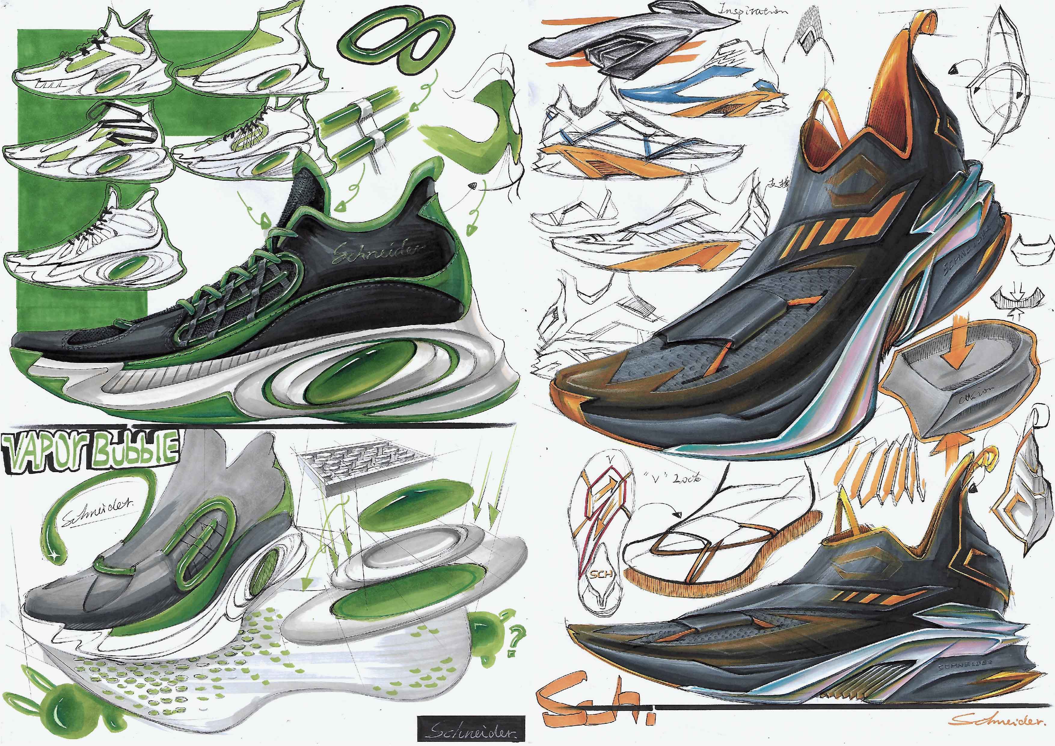 footwear design ，footwear，Footwear design，industrial design，