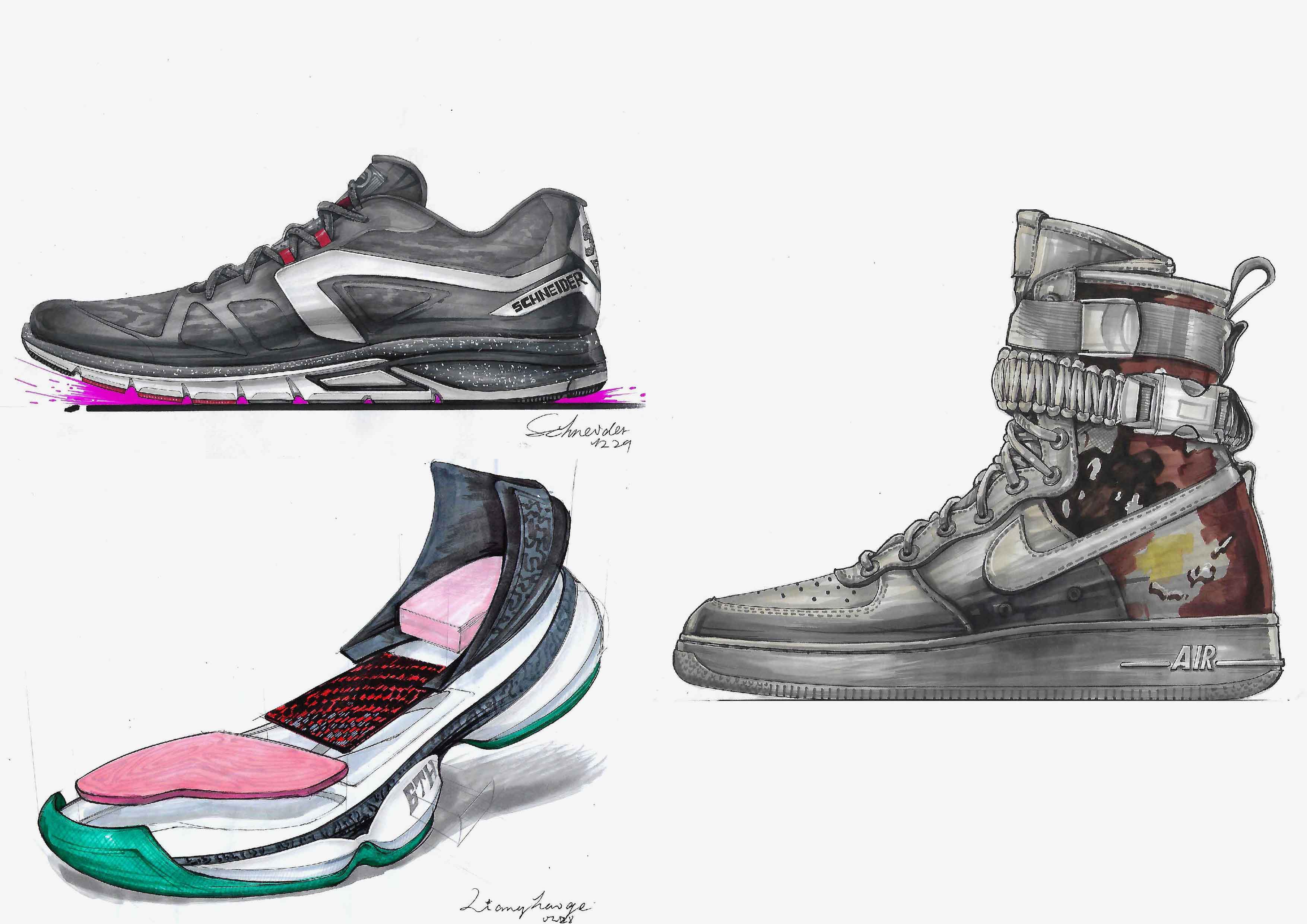 footwear design ，footwear，Footwear design，industrial design，