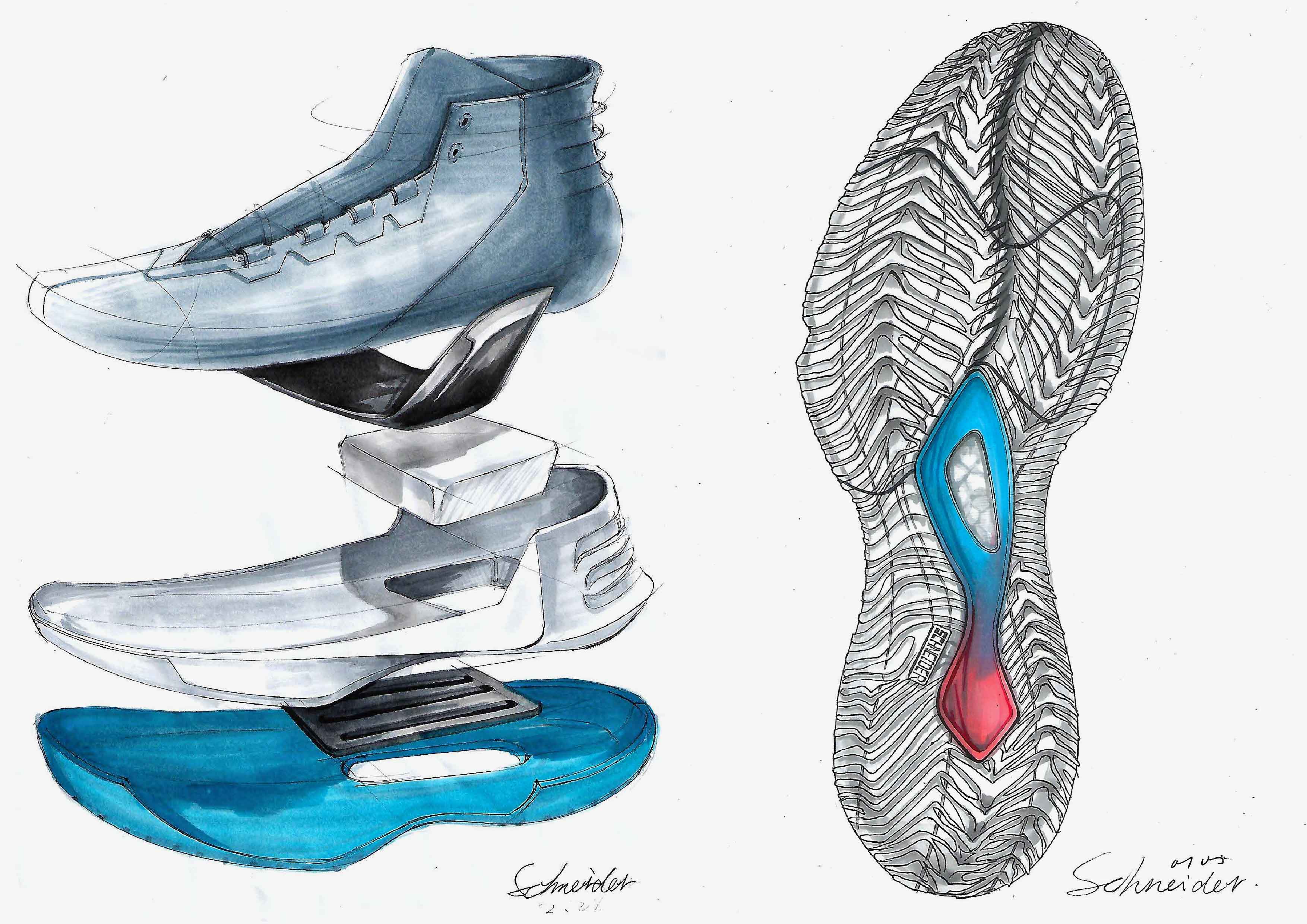 footwear design ，footwear，Footwear design，industrial design，