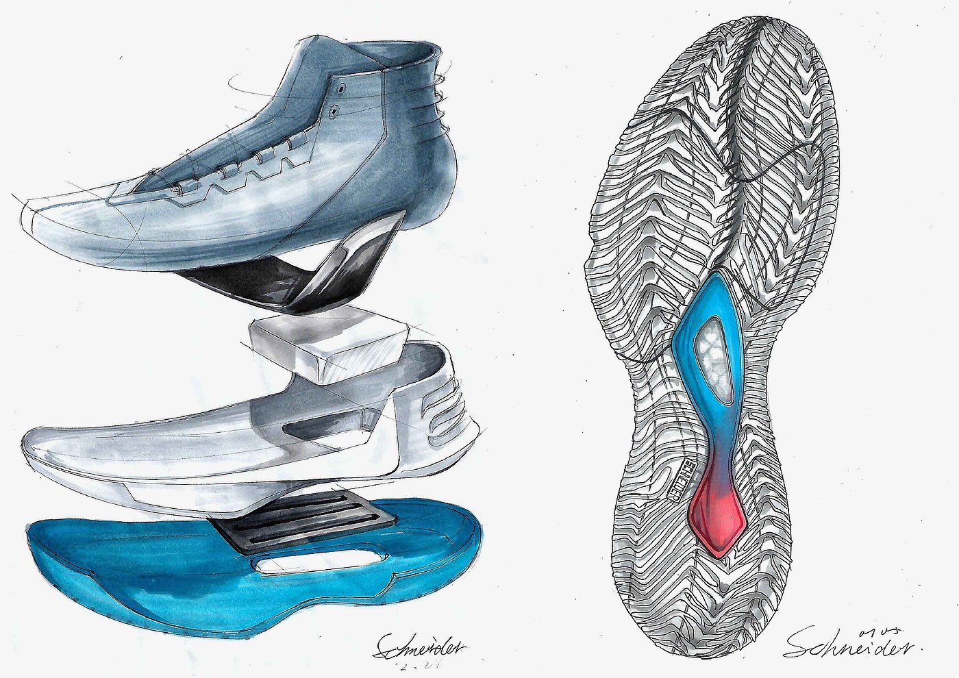 footwear design ，footwear，Footwear design，industrial design，