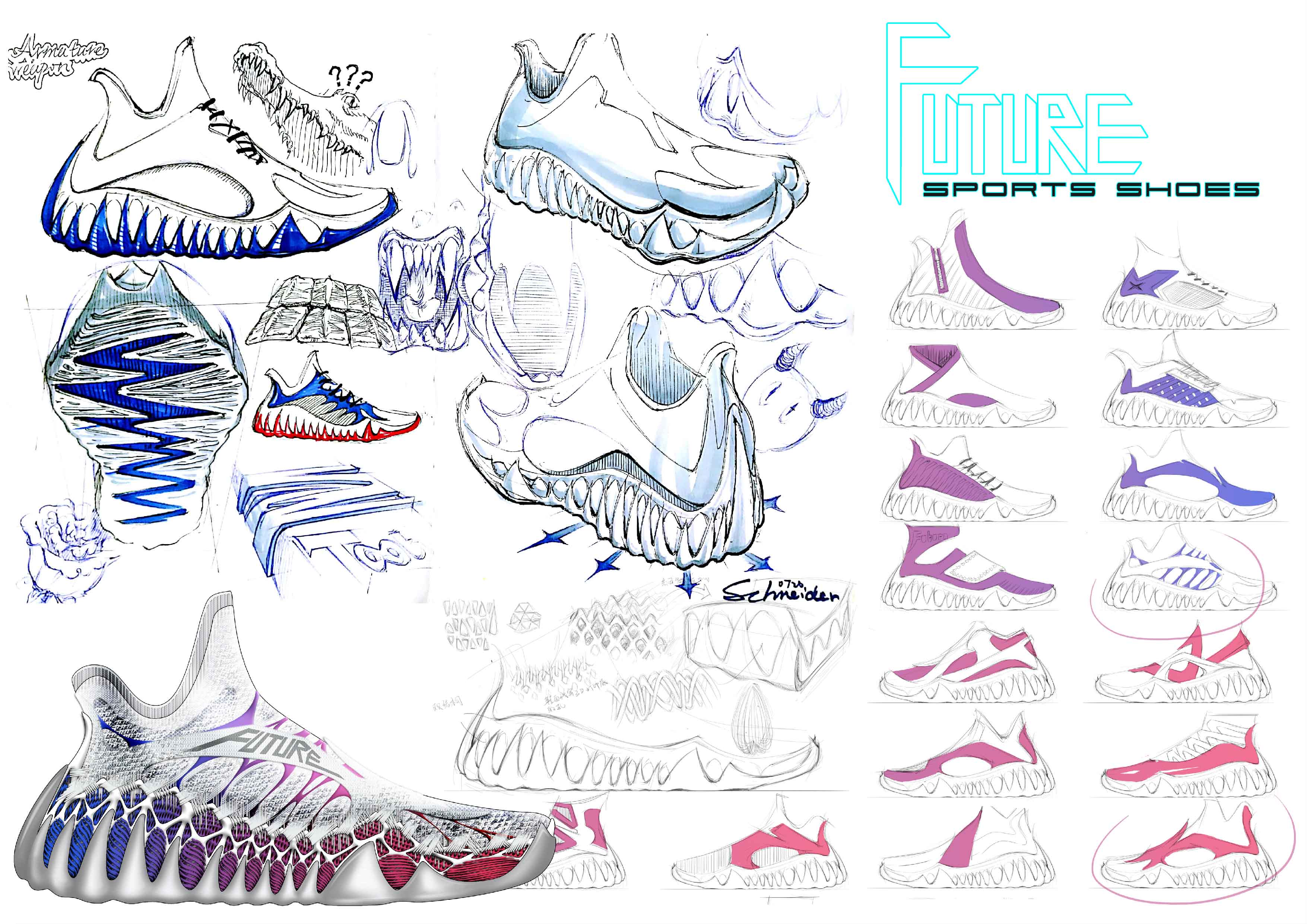 footwear design ，footwear，Footwear design，industrial design，