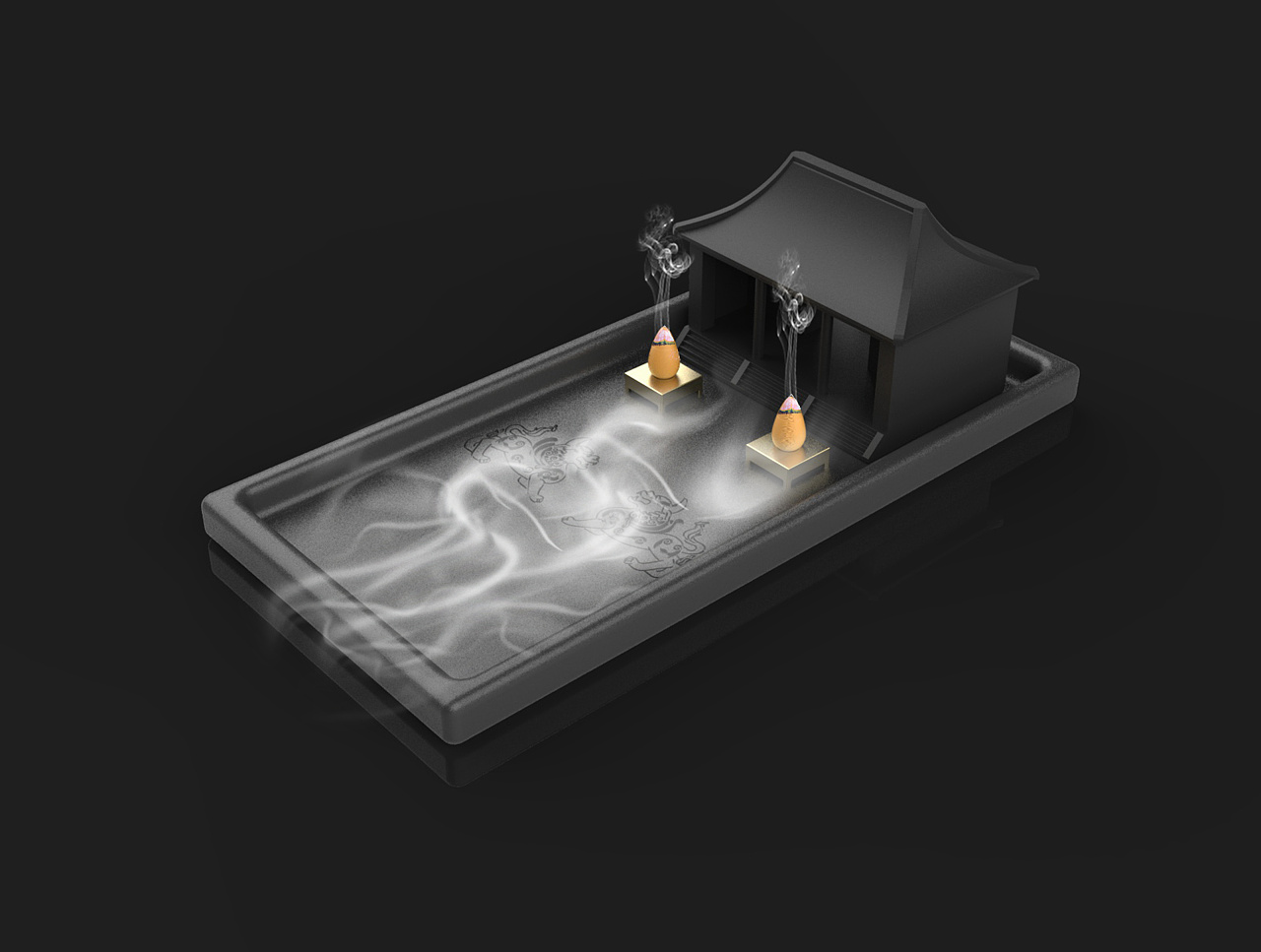 Liuxiang platform，legal system，Cultural creation，Backflow incense，Xiangtai，