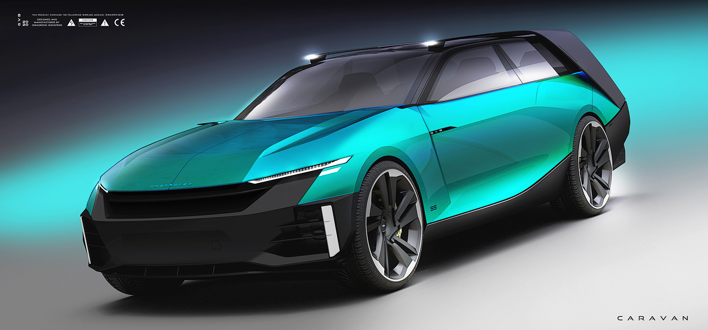 Giordano Vittorini，Chevrolet Caravan，Model，3d，modeling，