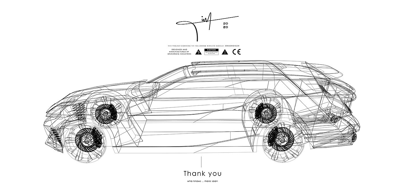 Giordano Vittorini，Chevrolet Caravan，模型，3d，建模，