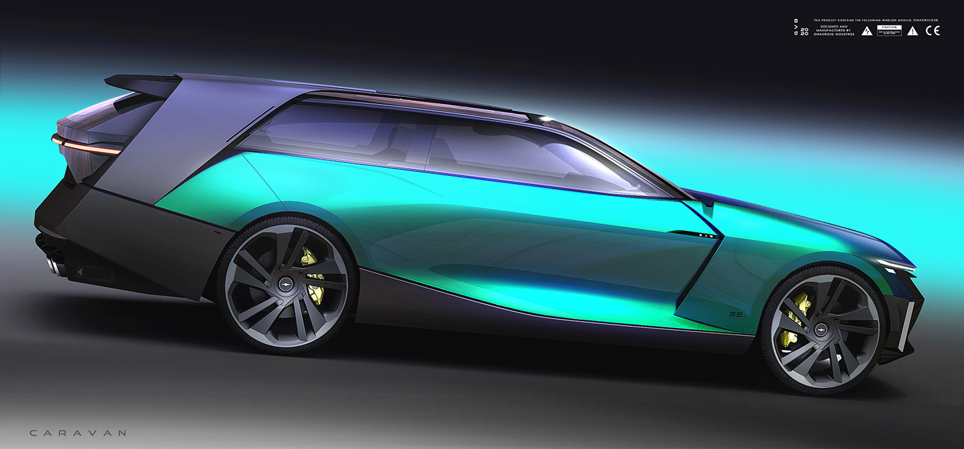 Giordano Vittorini，Chevrolet Caravan，Model，3d，modeling，