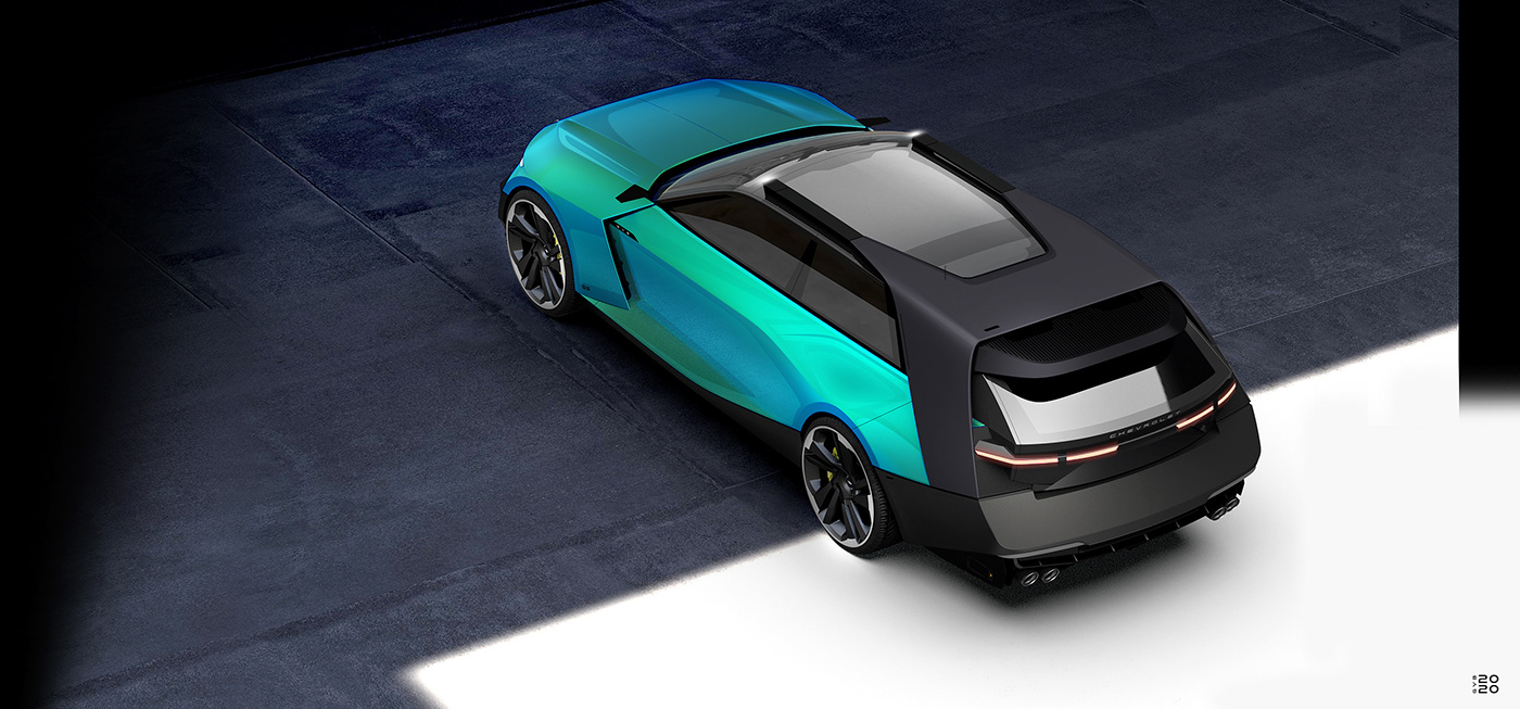 Giordano Vittorini，Chevrolet Caravan，Model，3d，modeling，