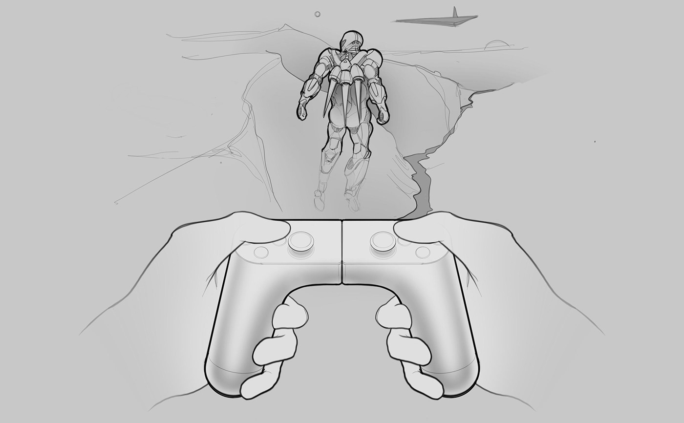 Kevin Clarridge，rocker，Split Controller，Separate type，game，