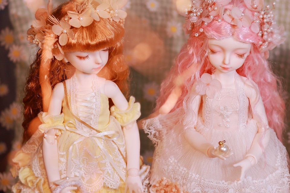 BJD doll，Flower girl，