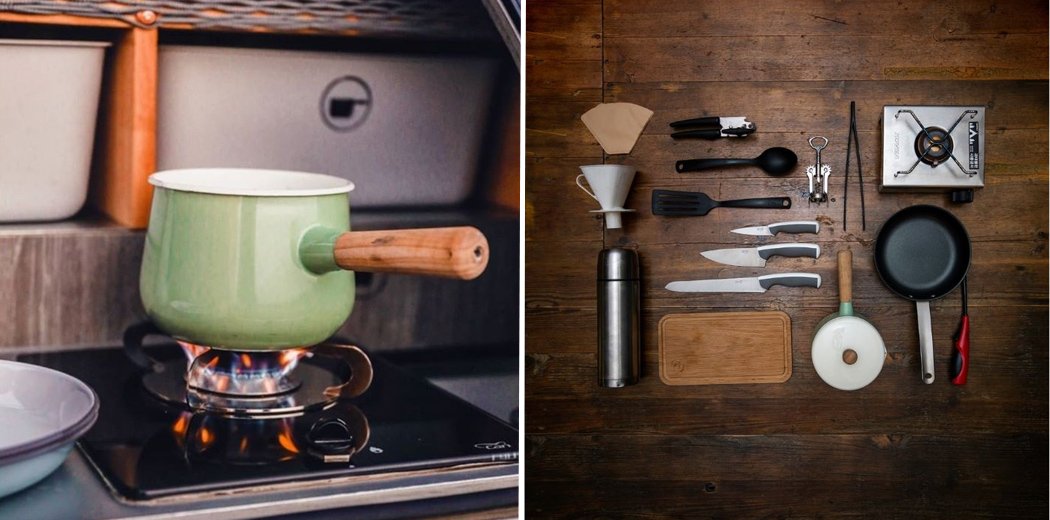 Mink Campers，skylight，Camping Trailer，Minimalism，yellow，