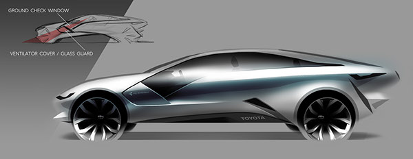 Car painting，Hand drawn vehicle，Sports car，Design hand drawn，fans ，