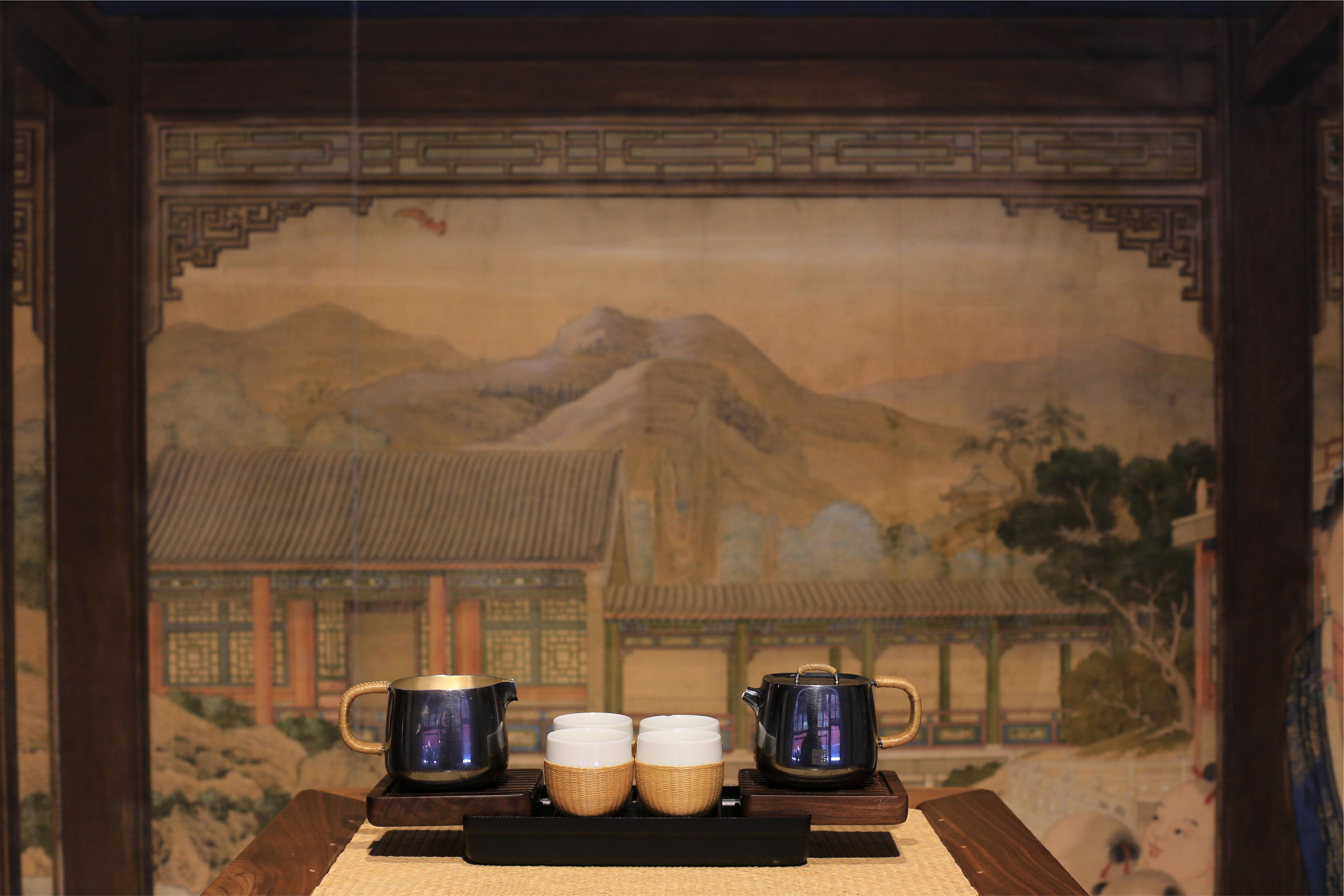 Beijing Forbidden City Culture，Original design products，Travel tea set，Portable tea ceremony，Aesthetic home life experience，