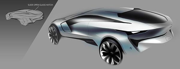 Car painting，Hand drawn vehicle，Sports car，Design hand drawn，fans ，