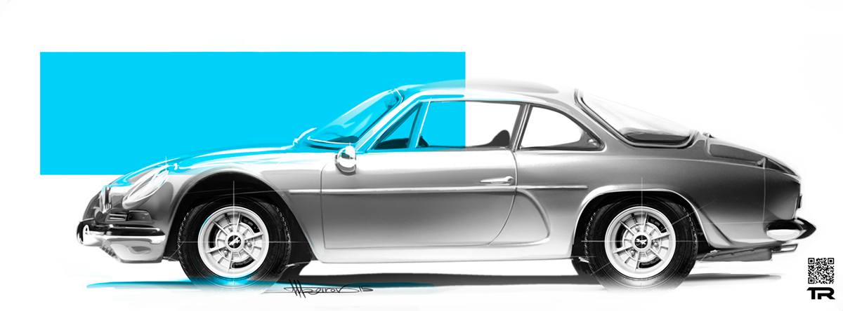 Car painting，Hand drawn vehicle，Sports car，Design hand drawn，fans ，