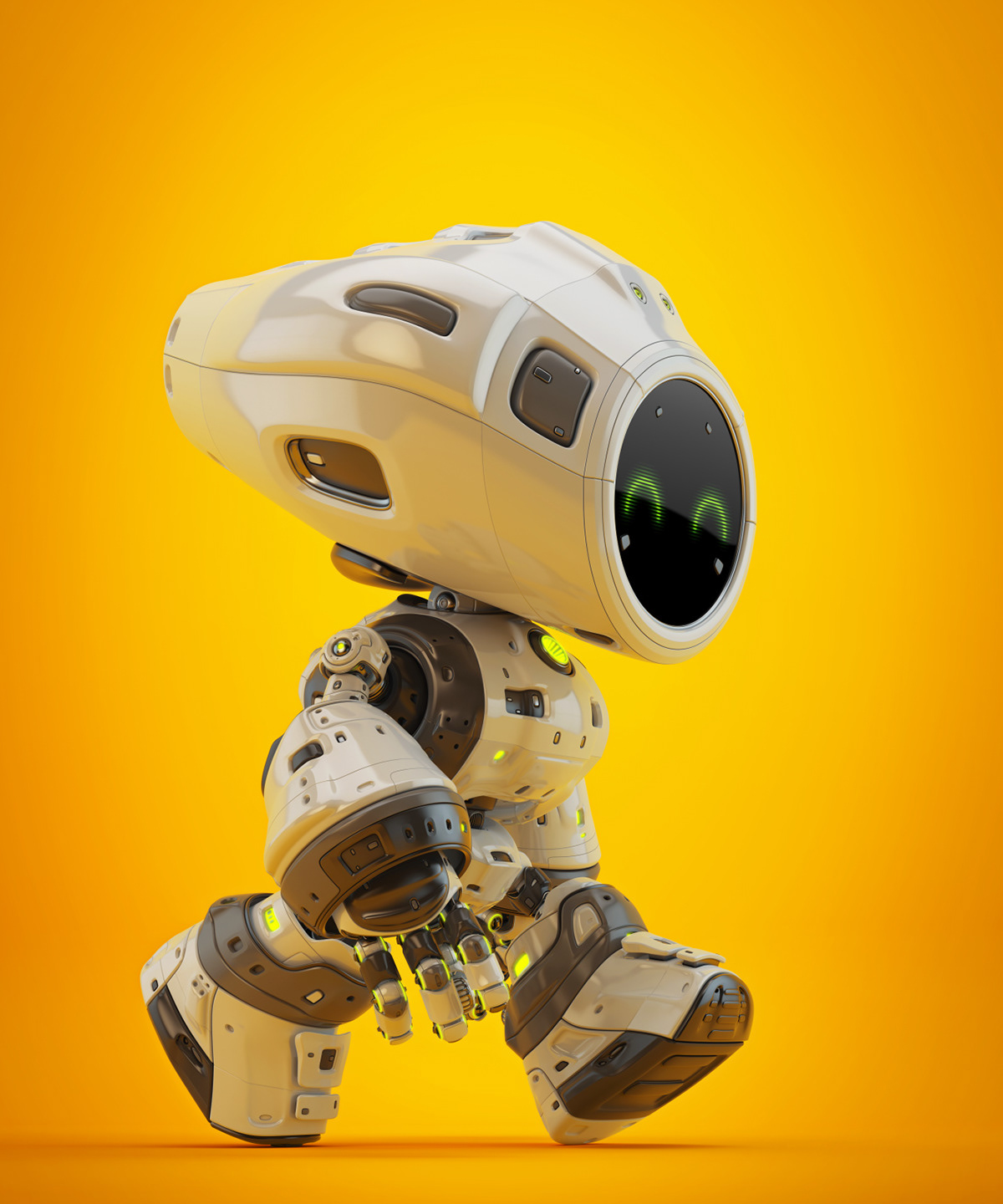 Cartoon，lovely，Character design，robot，