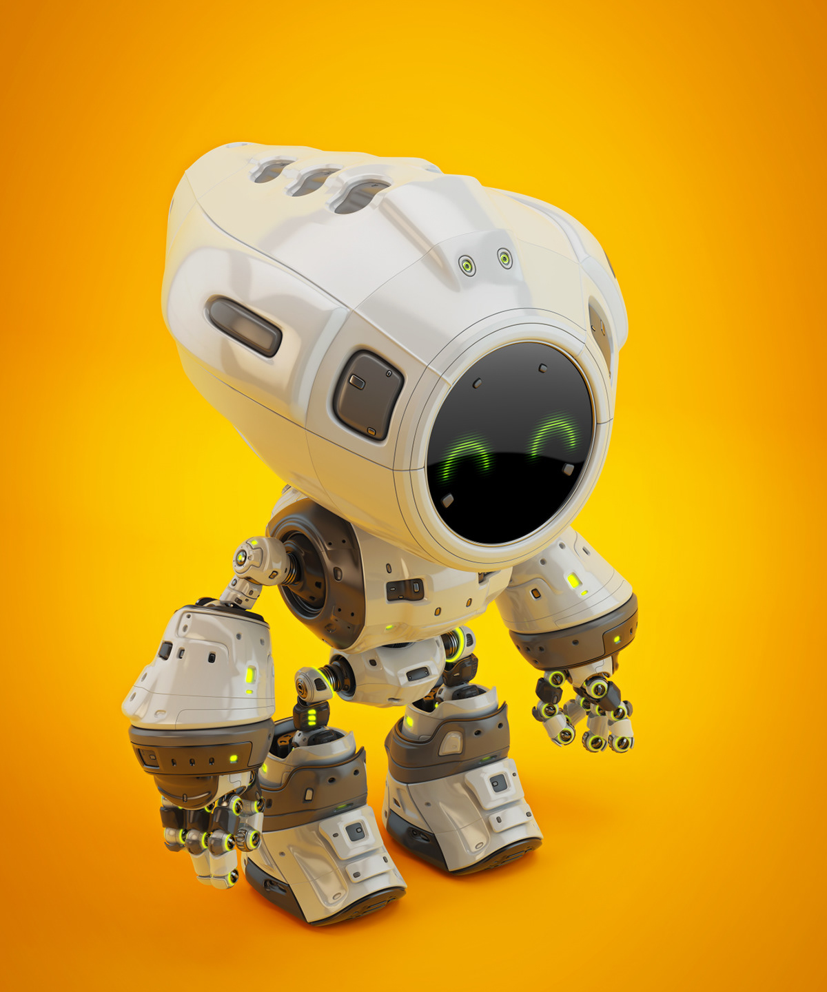 Cartoon，lovely，Character design，robot，