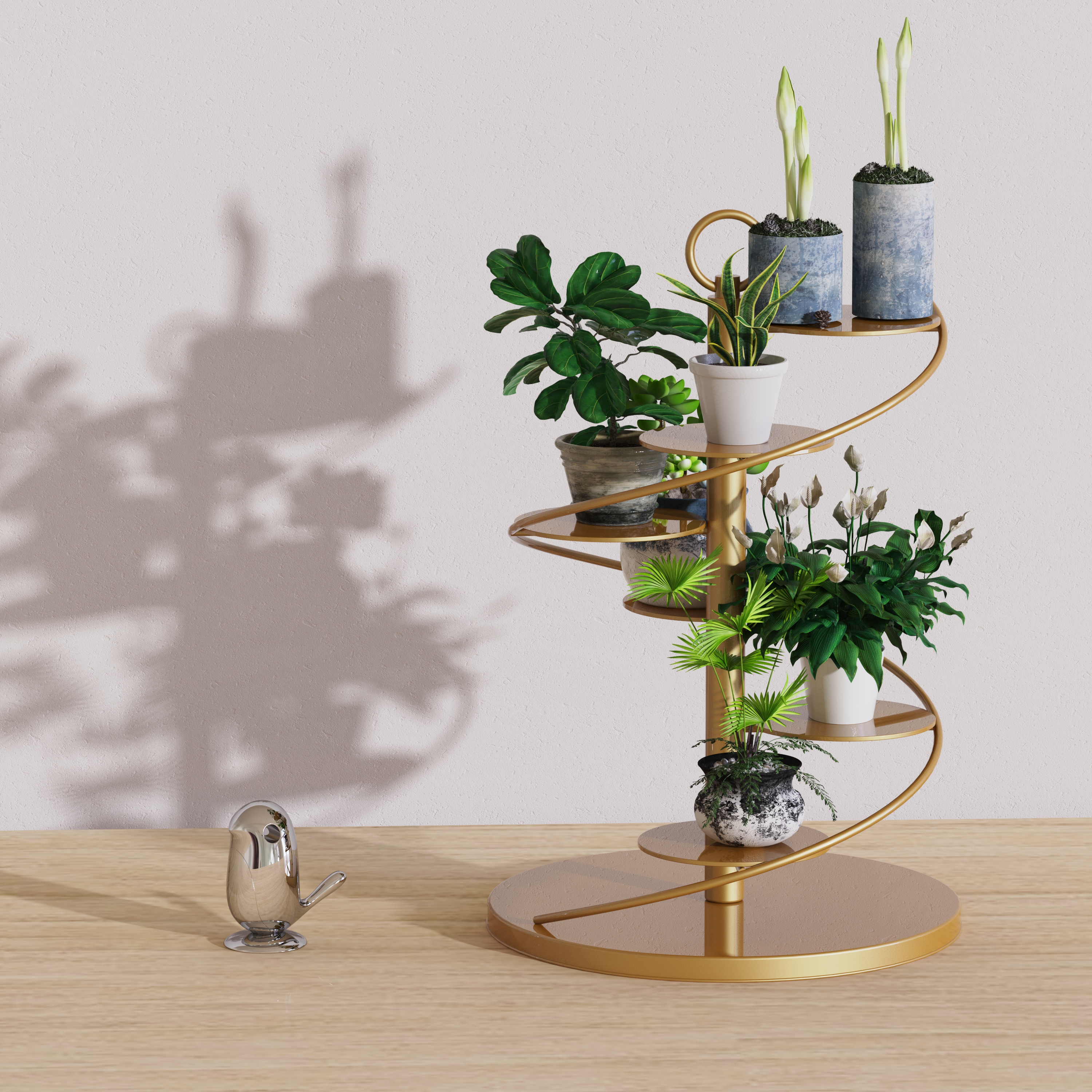 Desktop flower rack，Makeup / makeup removal rack，modern，Light luxury，Corner rack，