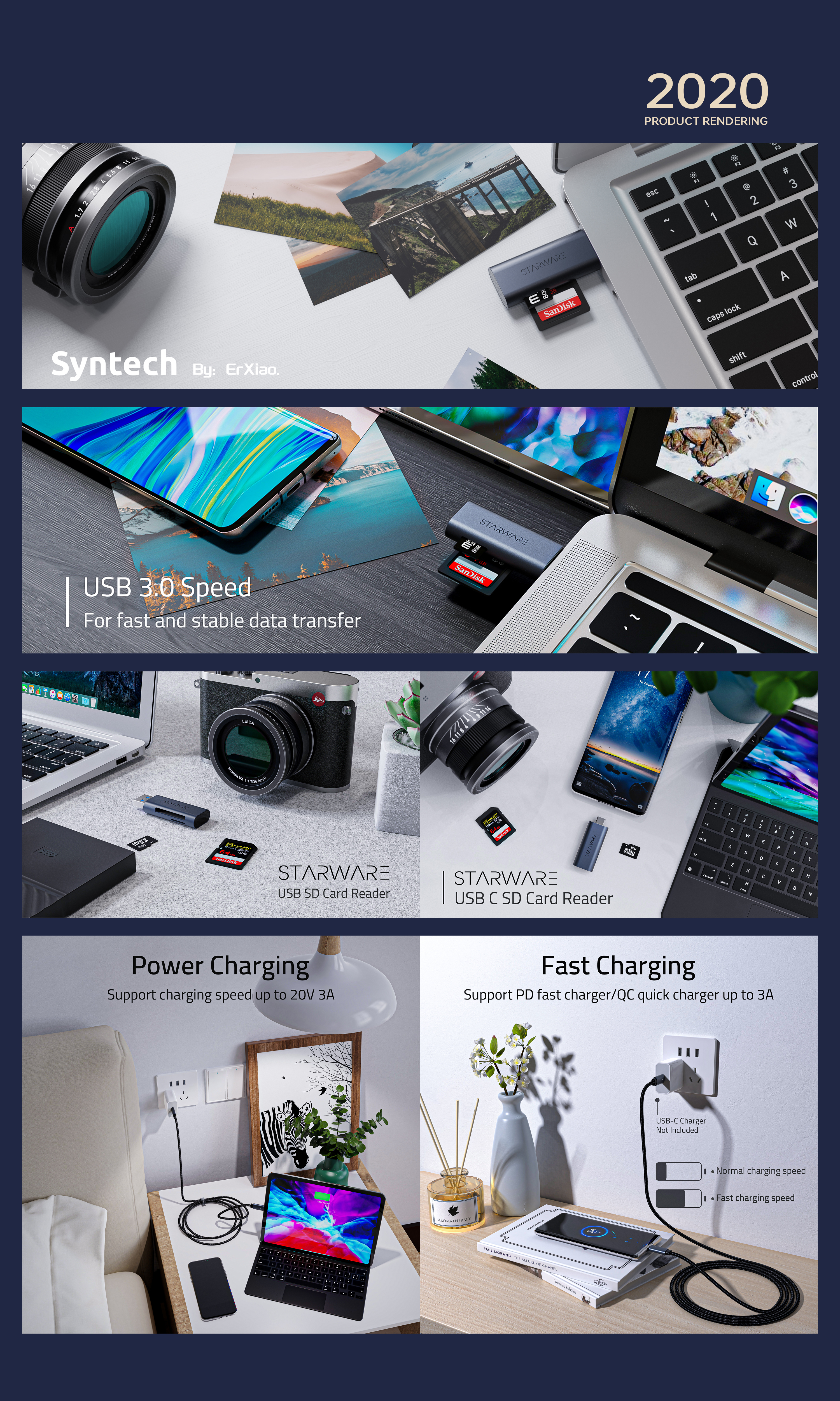 keyshot，Render，product design，electronic product，Mobile Accessories，headset，Charger，Mobile phone shell，