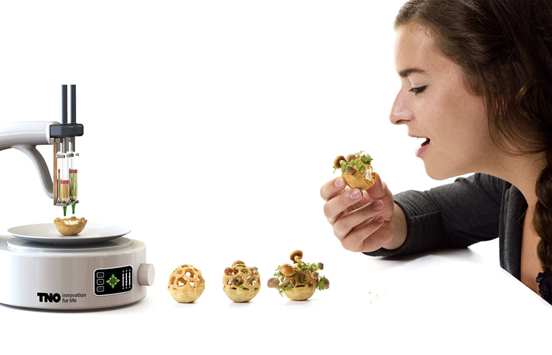 High-tech，3D printing，food，novel，